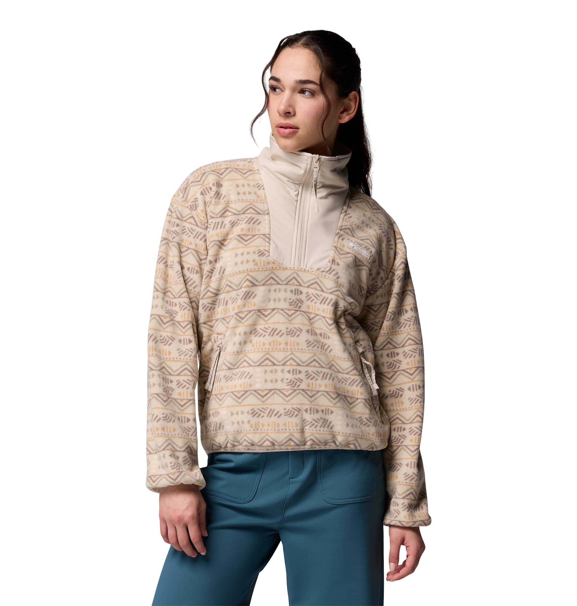 Columbia Fleecepullover »SEQUOIA GROVE PRINTED HALF ZIP«, (1 tlg.)