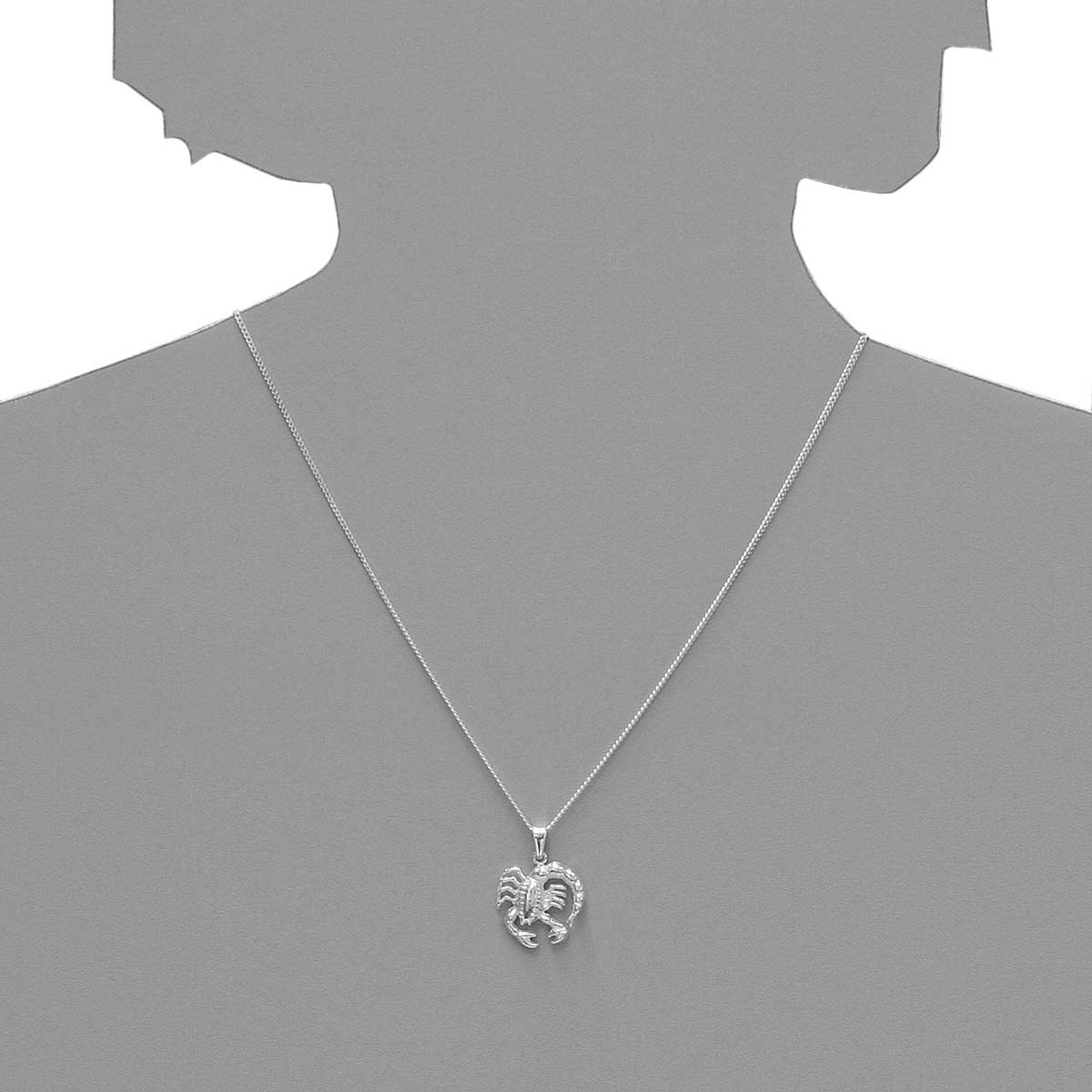OSTSEE-SCHMUCK Kette und Anhänger Set »- Tierkreiszeichen Skorpion - Silber 925/000 -,«