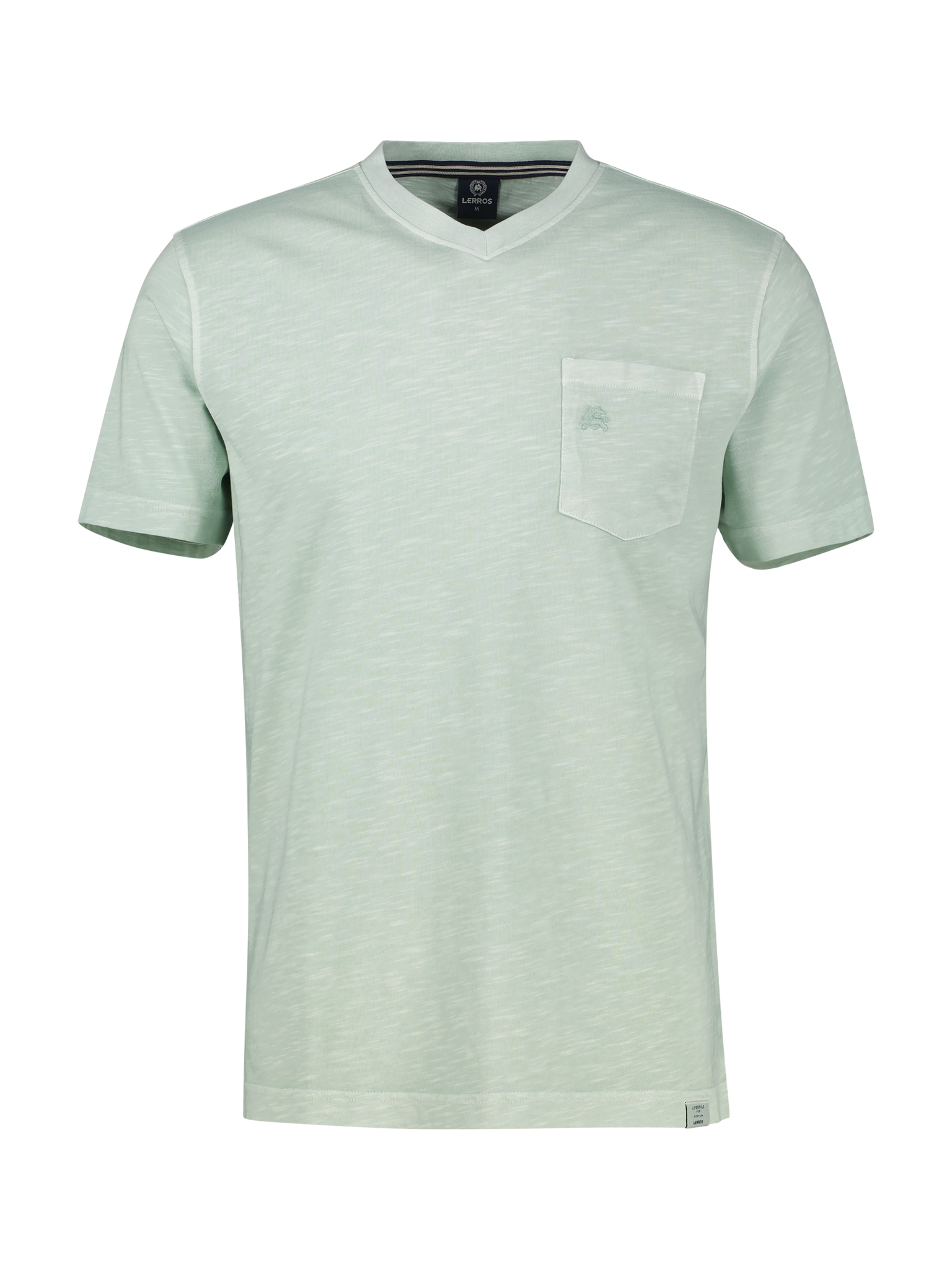 LERROS Kurzarmshirt Sommershirt mit V-Ausschnitt