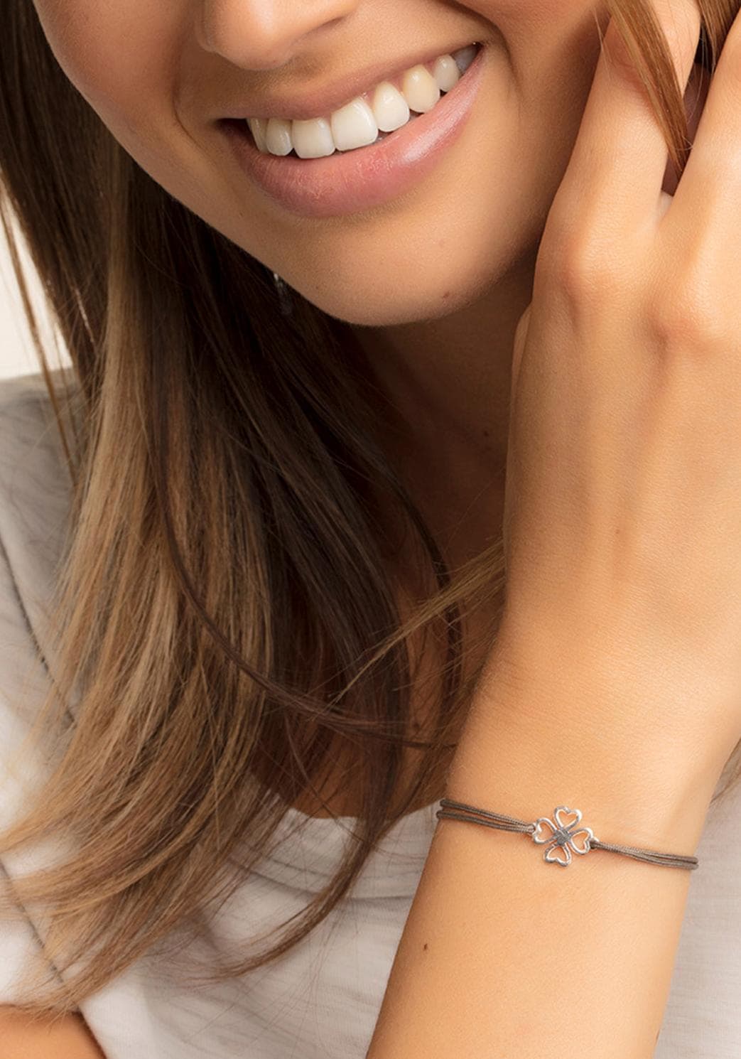 THOMAS SABO Armband »Little Secret Kleeblatt-Design«