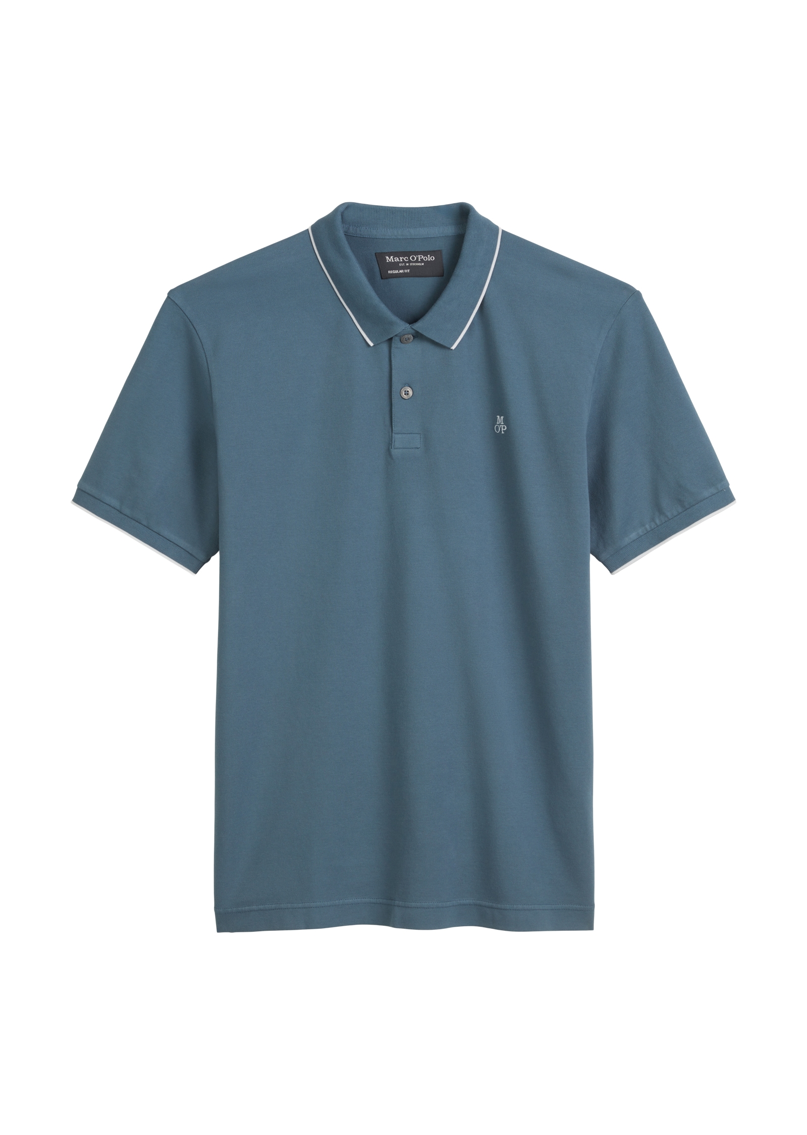 Marc O'Polo Poloshirt, aus Piqué, regular fit, kontrastfarbene Details