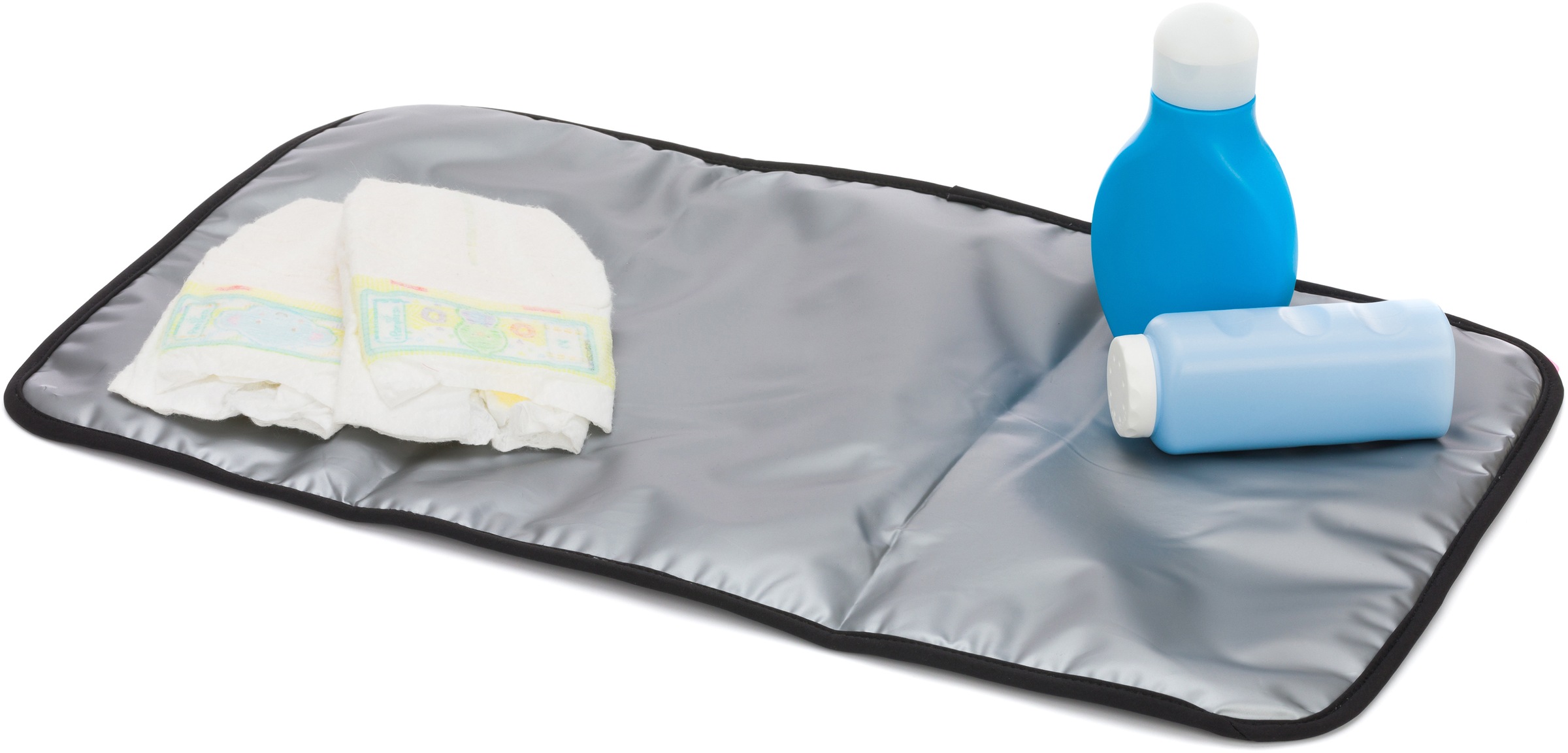 Fillikid Wickeltasche »Palma, schwarz«, mit Thermotasche und Wickelunterlage