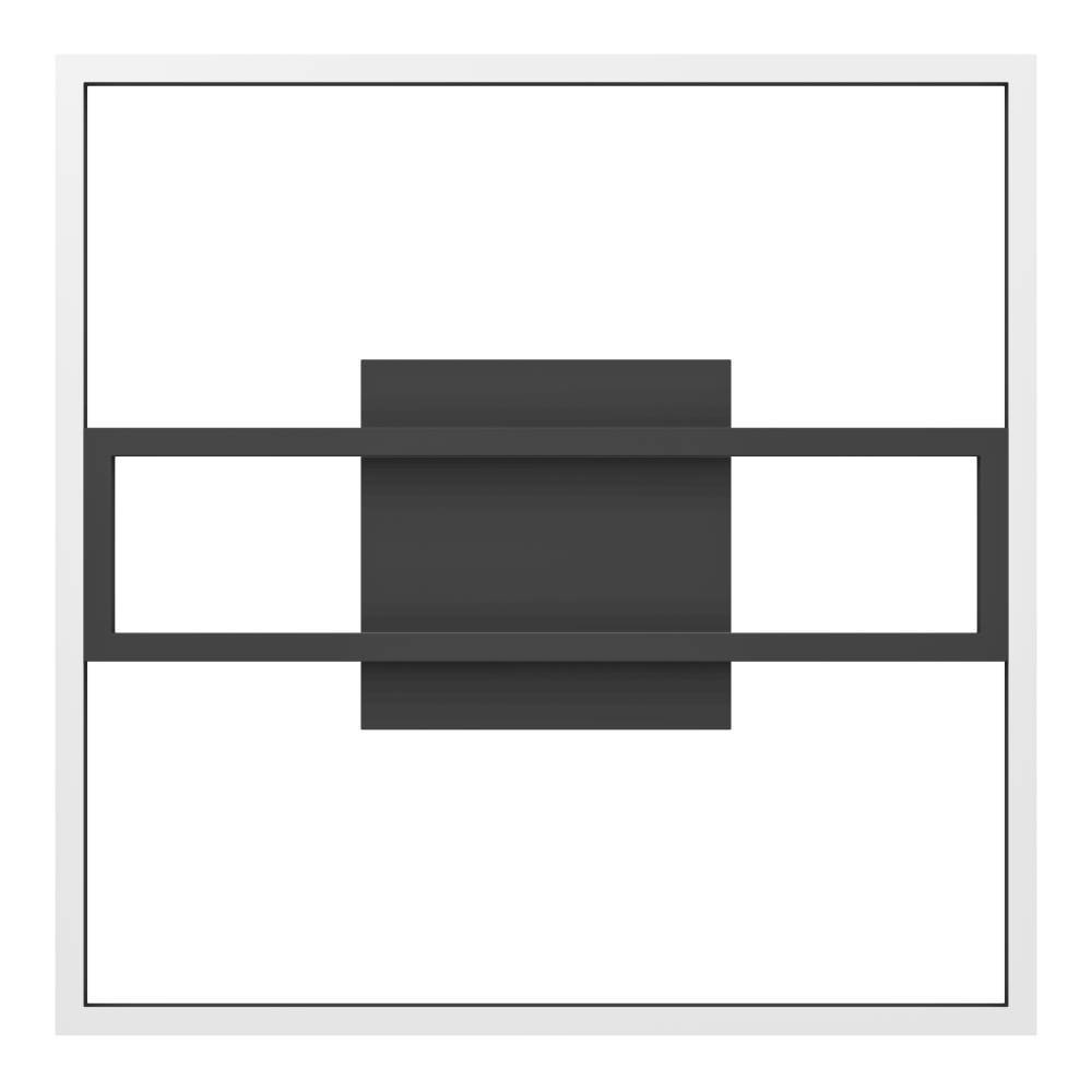 EGLO Deckenleuchte »CALAGRANO-Z Deckenlampe schwarz weiß, ZigBee 3.0, Backlight, Timer« LED-Modul 1 Stk. RGB | warmweiß - kaltweiß App / Sprachsteuerung Alexa, ‎‎45x45cm, exkl. Fernbedienung