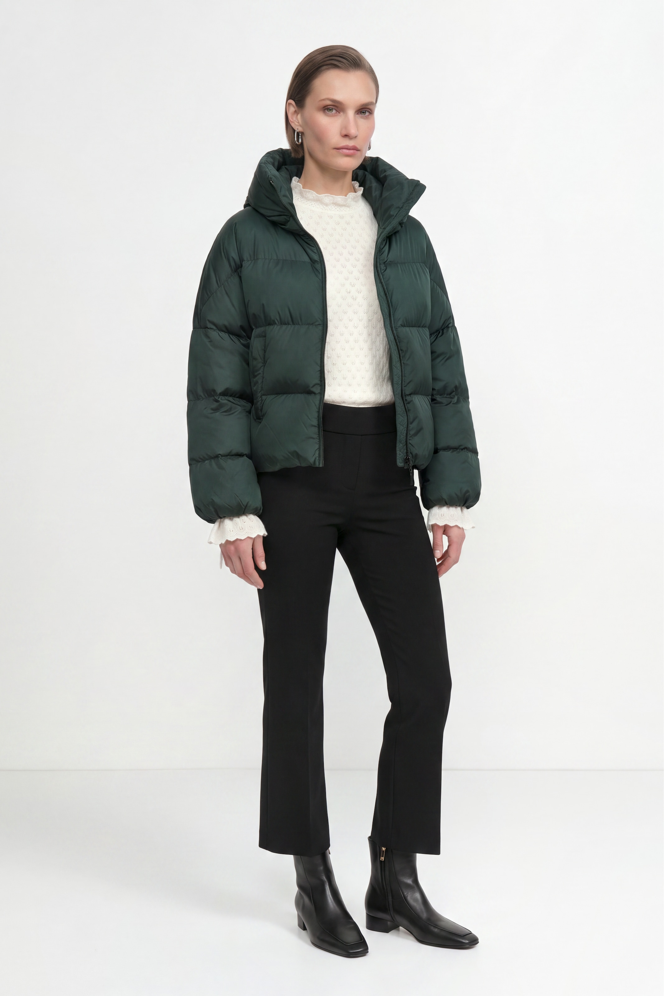 RICHROYAL Steppjacke mit Kapuze Regular fit mit Kapuze