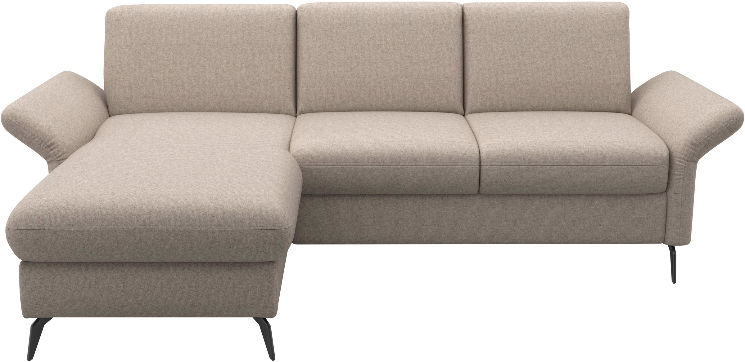 Home affaire Ecksofa »Rochelle«, optional: Armteilverstellung, klappbar, Bettkasen