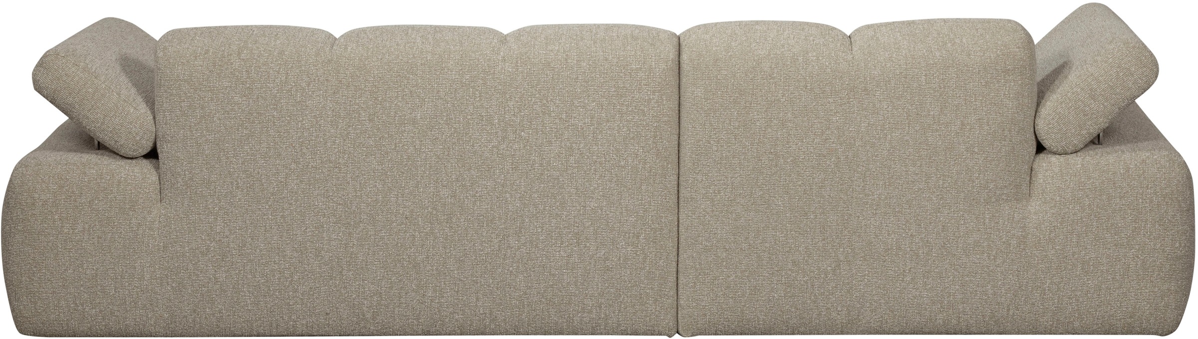 WOOOD Chaiselongue »Mojo Bouclé-Bezug mit verstellbarer Armlehne, H 74 x B 284 x T 160 cm« Tragkraft 360 kg, Maximale Verschleißfestigkeit, Pfleiglicht
