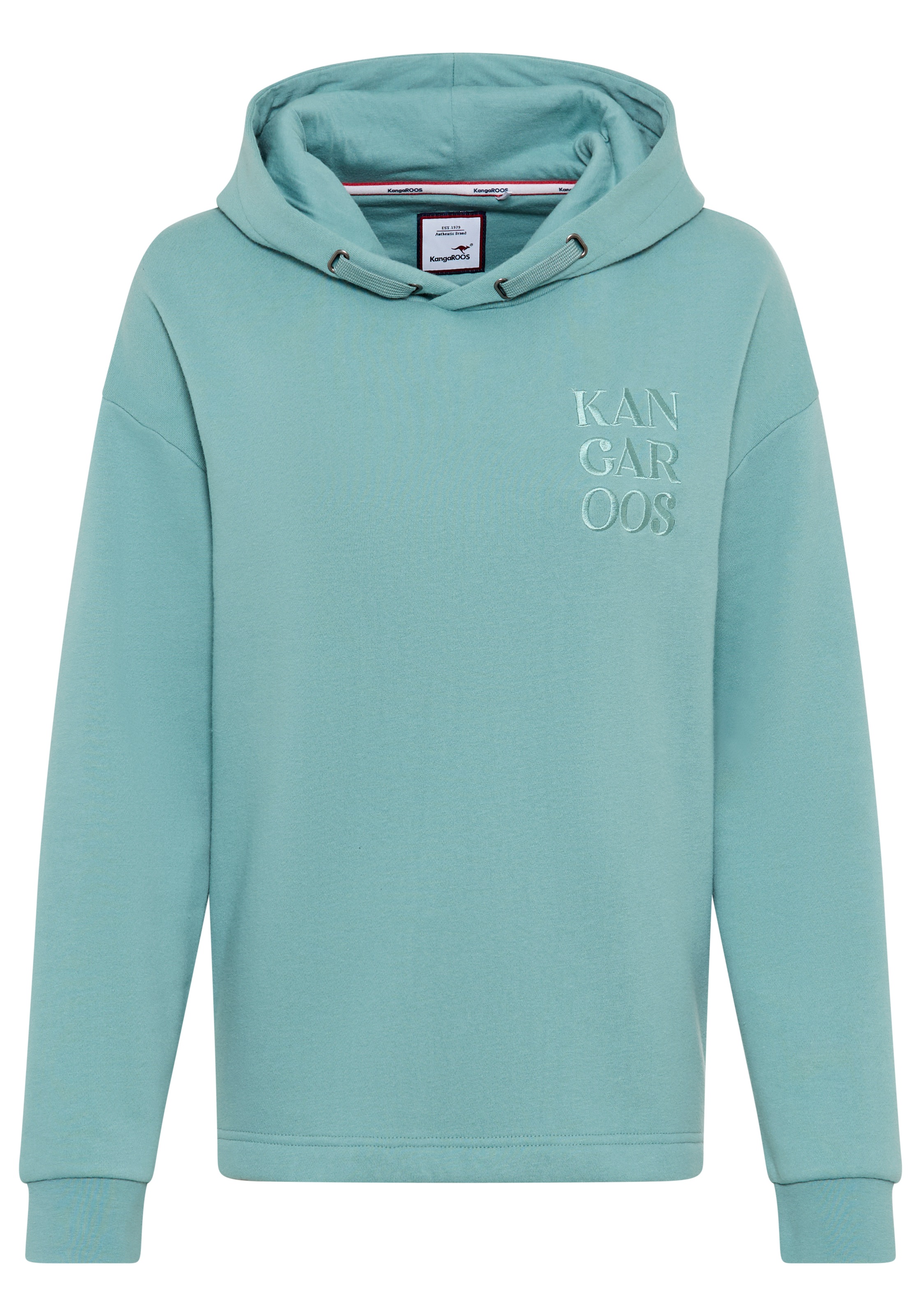 KangaROOS Kapuzensweatshirt , mit Druckknöpfen am Saum
