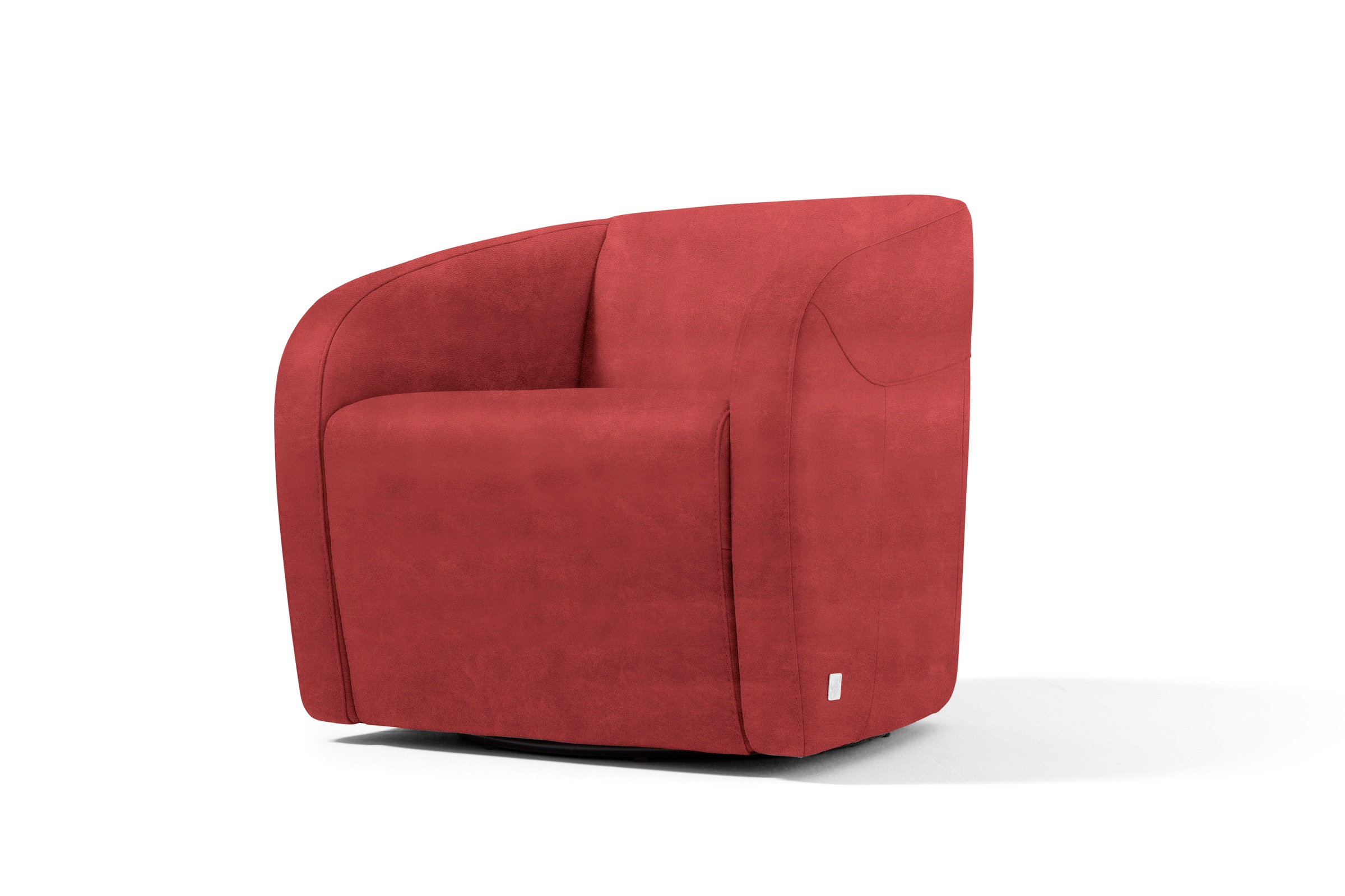 Egoitaliano Sessel "Charlottaas Clubsessel, Designsessel, modern und zeitlos, bequem" drehbar, kompakte Stellmaße, Solitärsessel