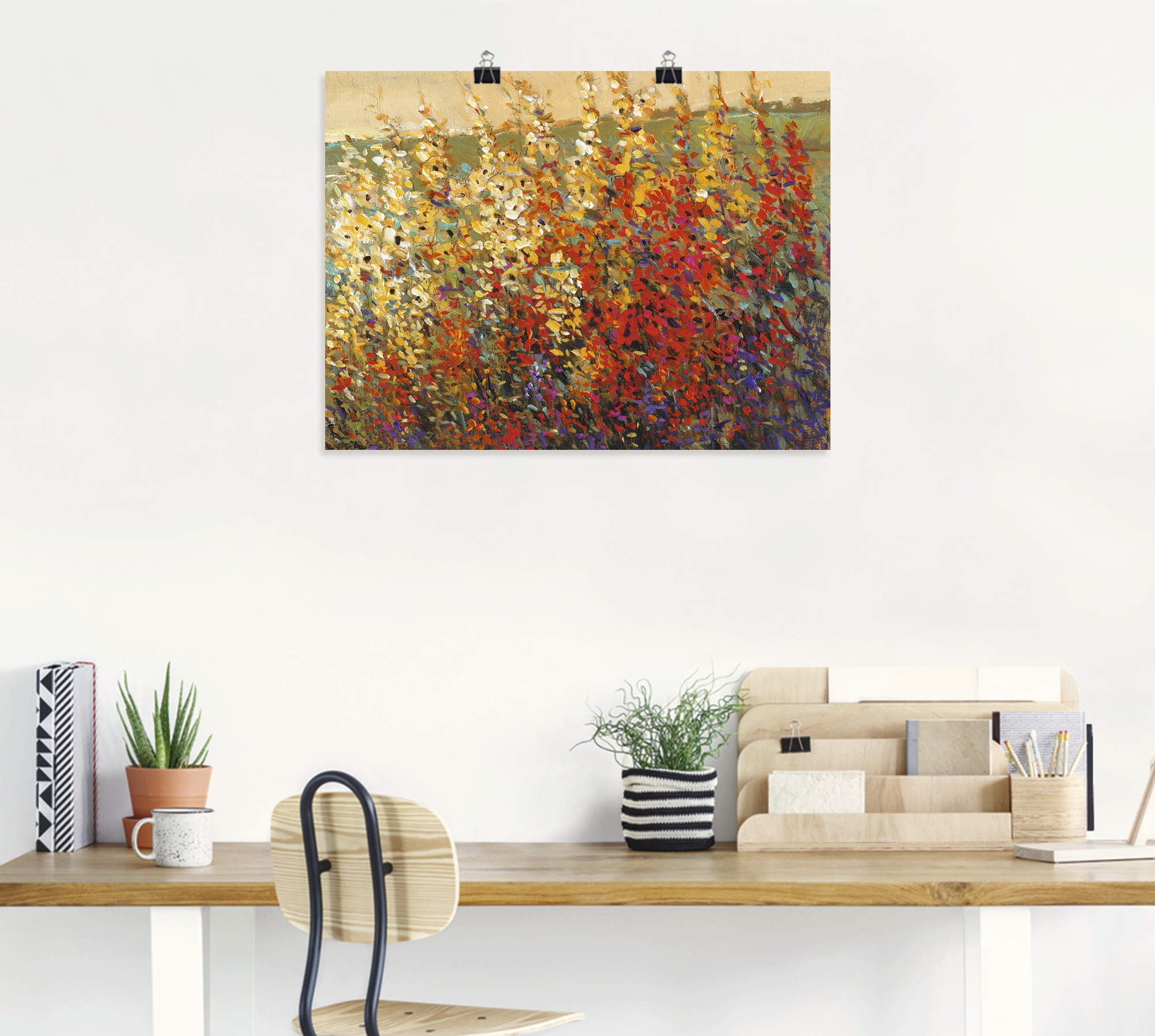 Artland Wandbild »Feld mit Herbstblumen I«, Blumenwiese, (1 St.), als Alubild,... kaufen