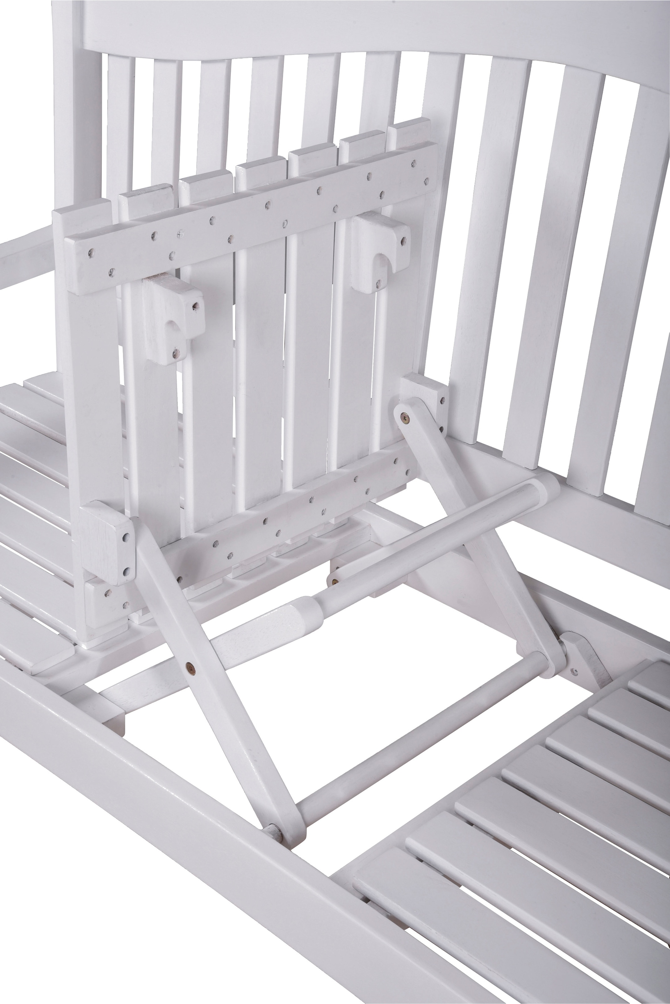 Garden Pleasure Gartenbank »Singapur«, mit hochklappbarem Tisch