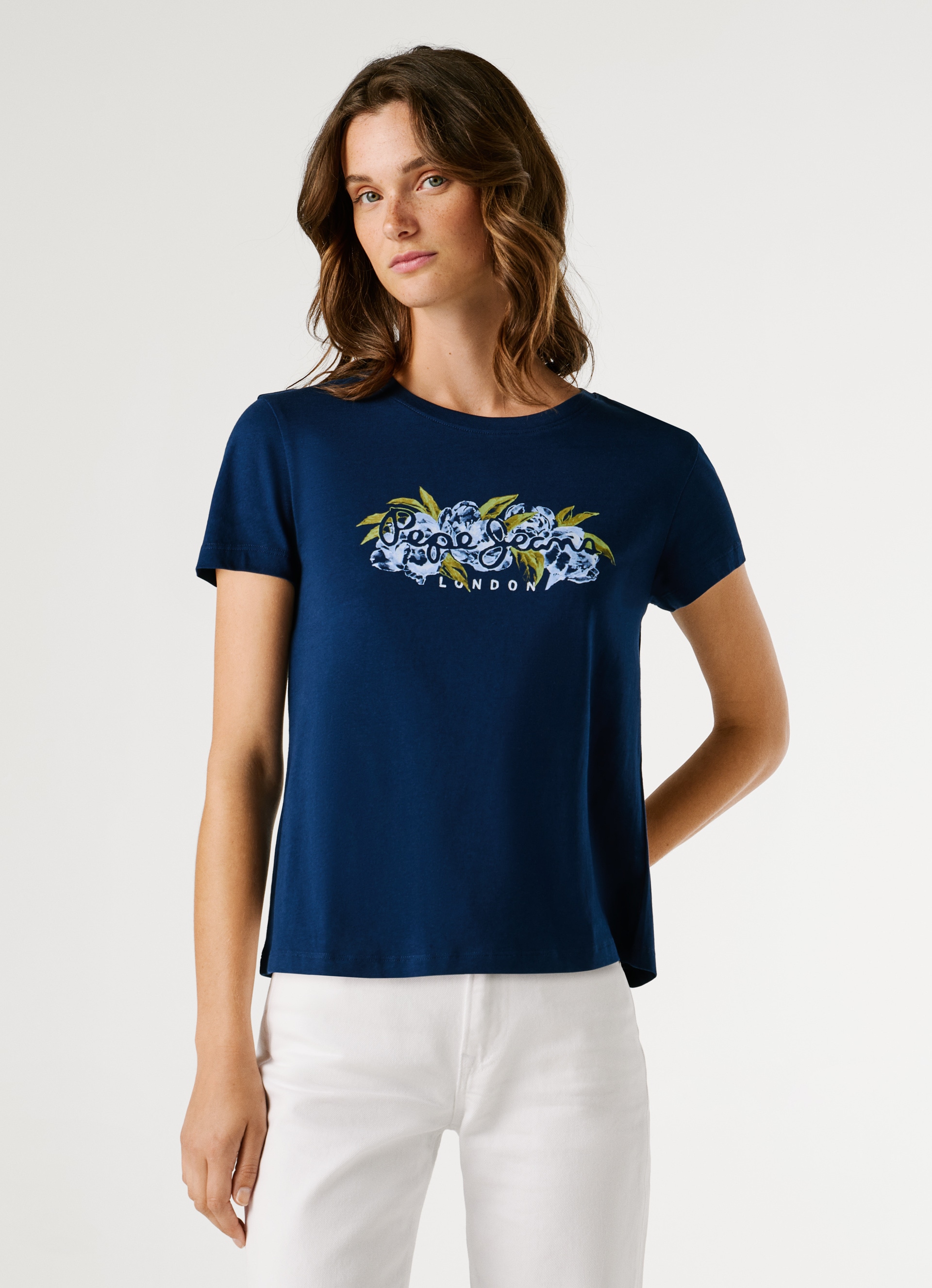 Pepe Jeans T-Shirt »MAHINA« mit floralem Print
