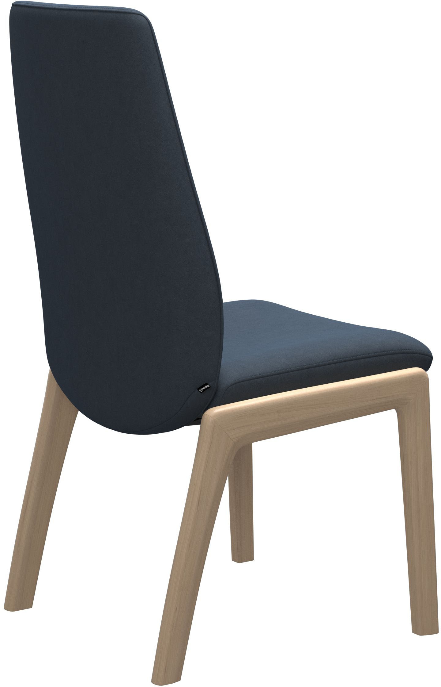 Stressless® Polsterstuhl »Laurel«, Microfaser DINAMICA, High Back, Größe L, mit abgerundeten Beinen in Schwarz