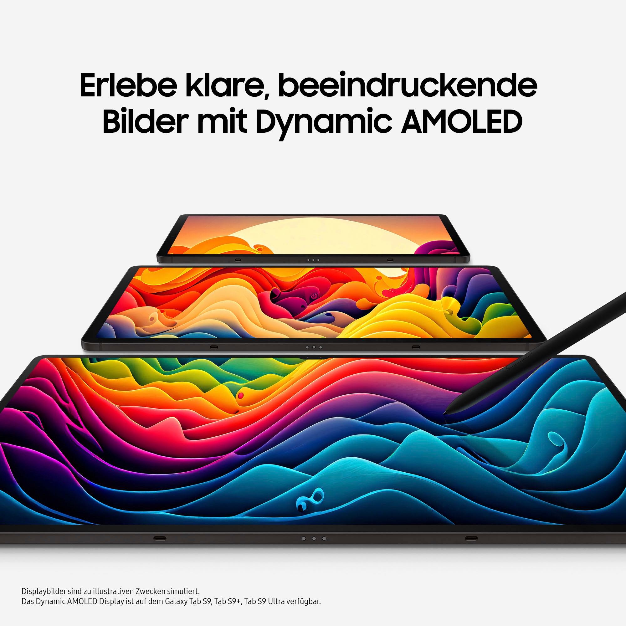 Samsung Tablet »Galaxy Tab S9 WiFi« (27,81 cm / 11 ″) Android 128 GB WQXGA AI-Funktionen)