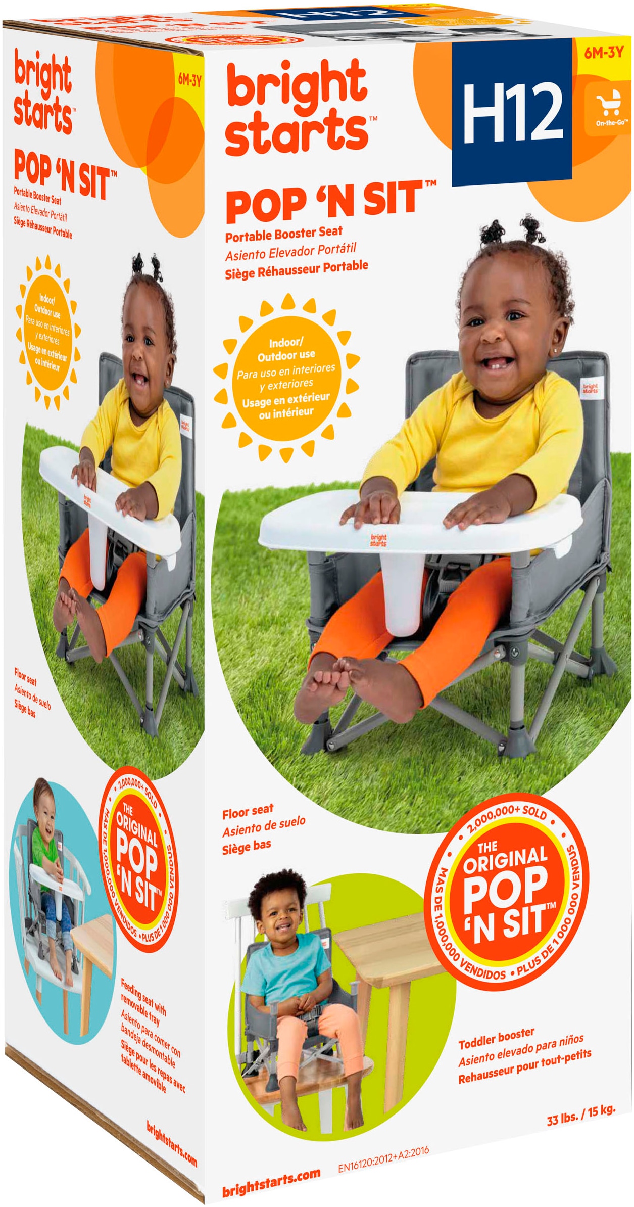 Bright Starts Tischsitz »Pop ‘N Sit™ Portable Booster Seat«