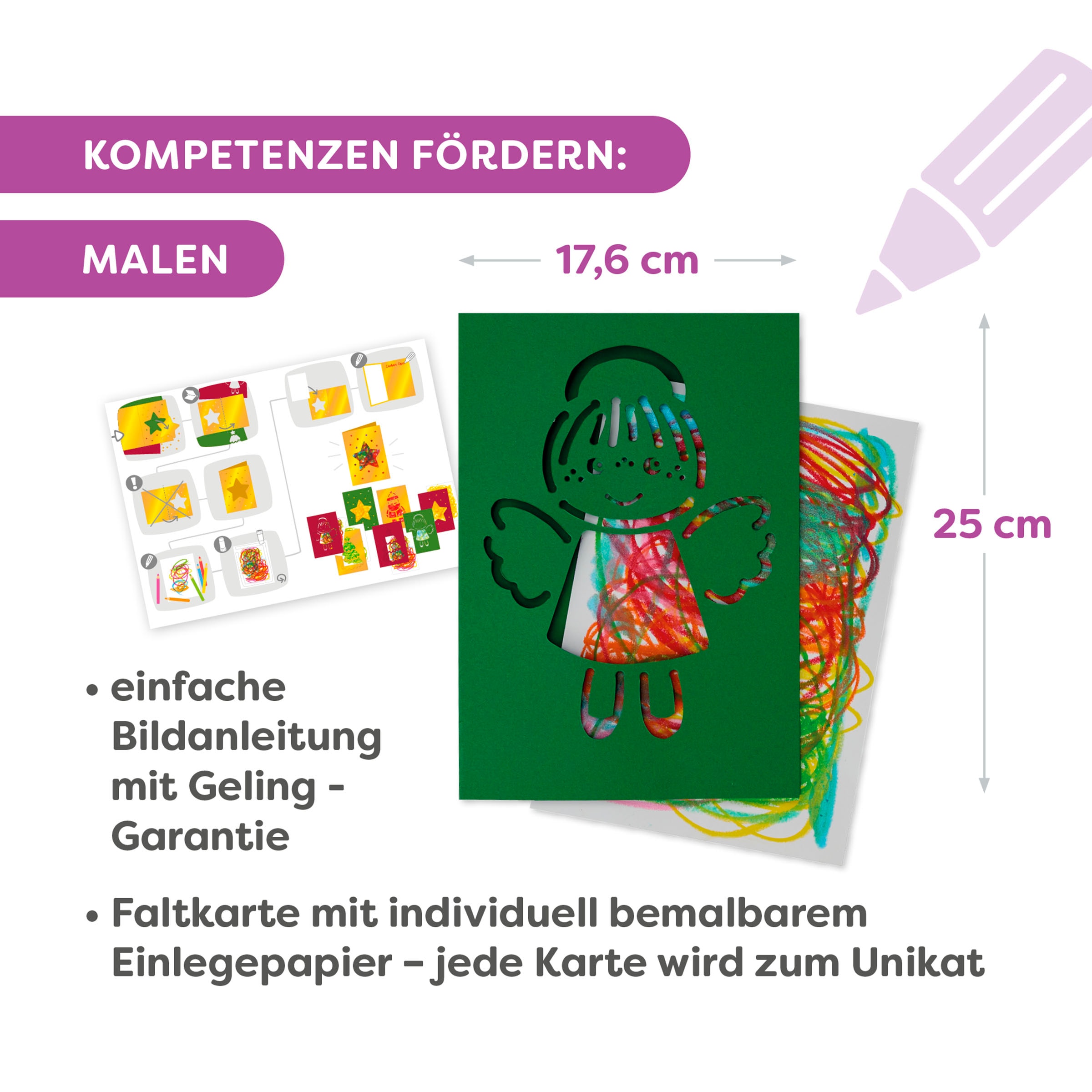 Haba Kreativset »2er Bastelsets Erstes Basteln Weihnachten«