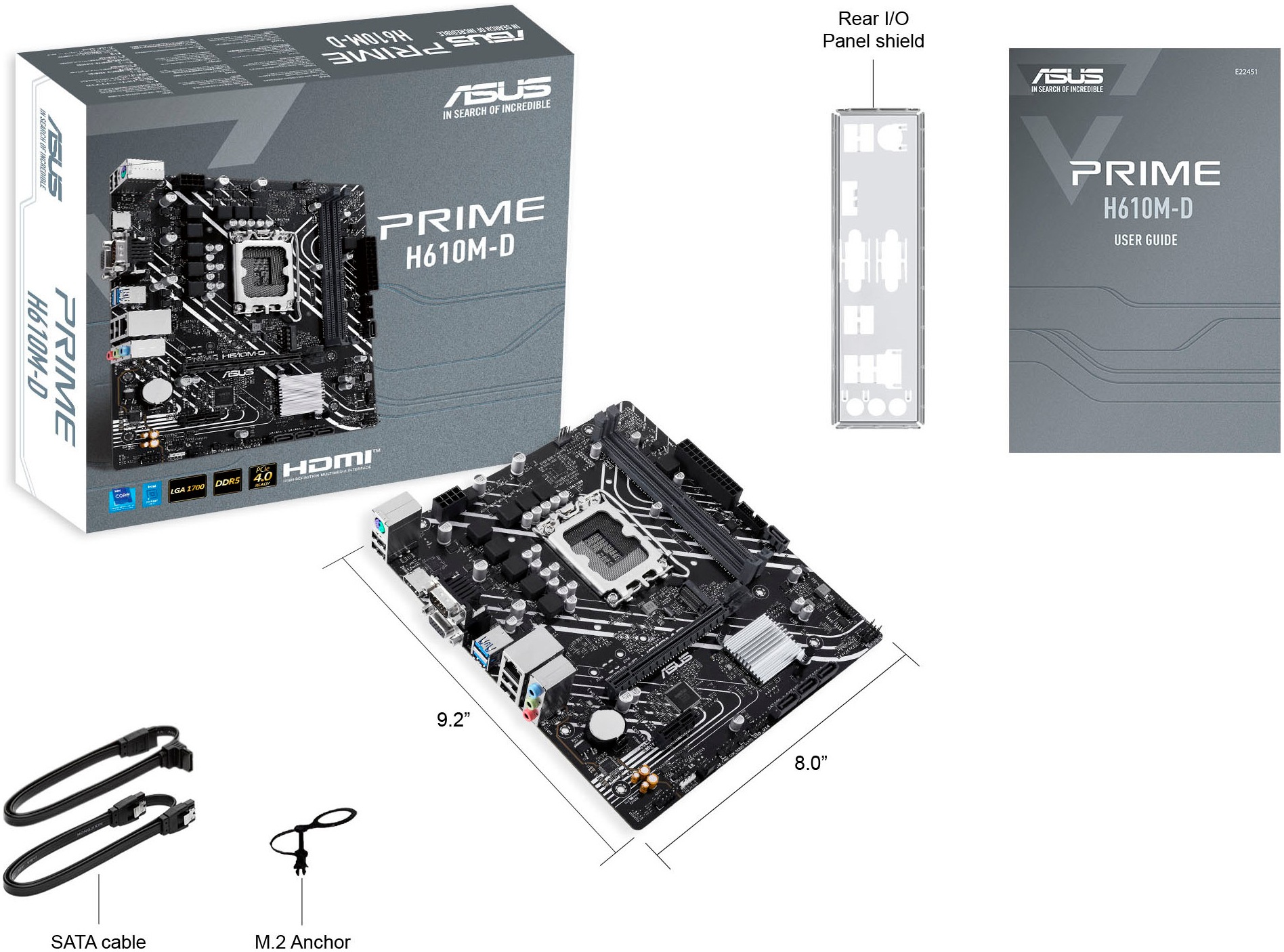 Asus Mainboard »PRIME H610M-D«