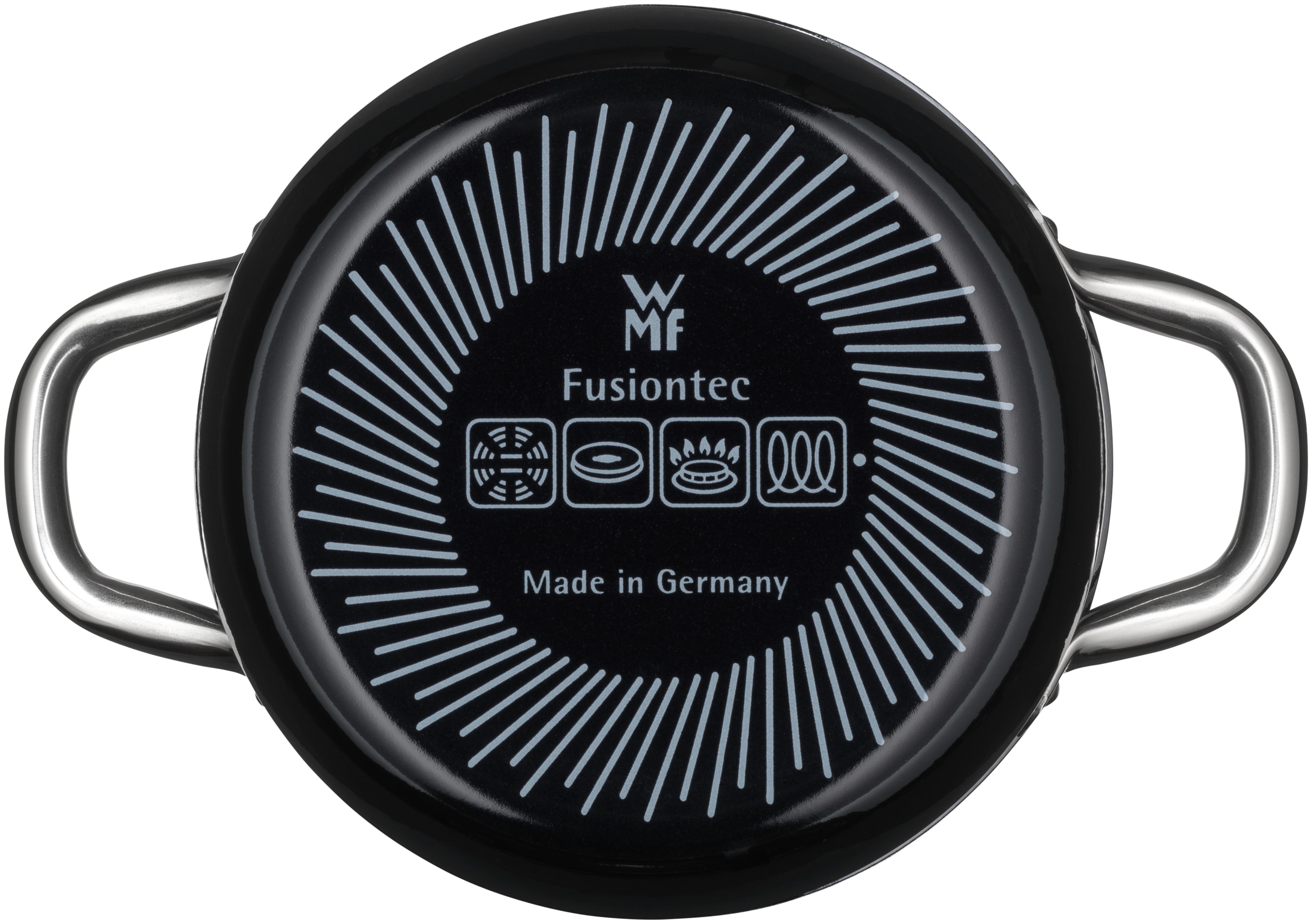 WMF Topf-Set »Fusiontec Inspire«, Silargan®, (Set, 3 tlg., 2x Fleischtopf mit Deckel 16 cm, 20 cm, 1x Bratentopf mit Deckel 20 cm), Made in Germany