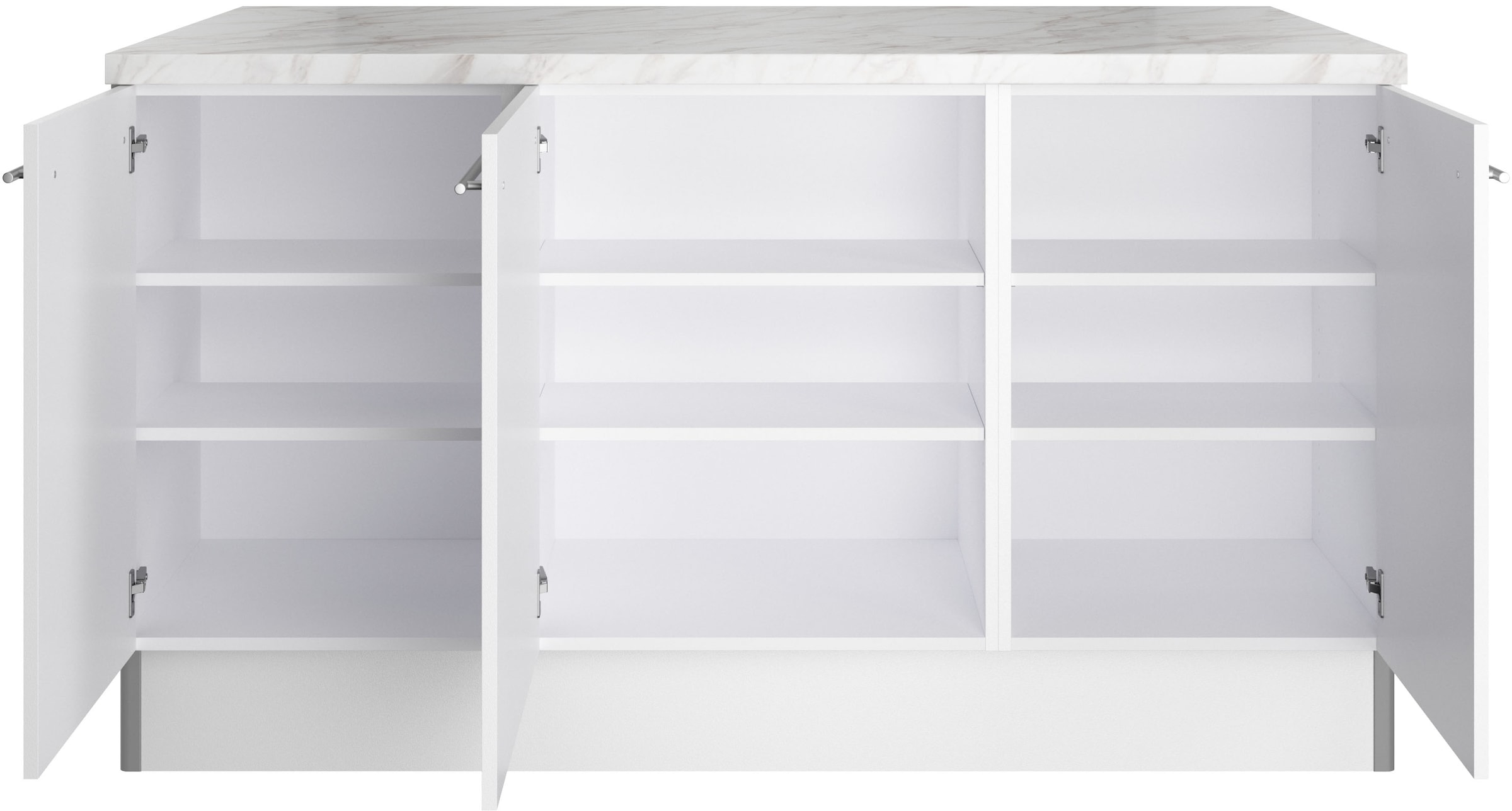 OPTIFIT Kücheninsel »Bern2«, Stellmaße 161 x 96,5 cm, mit durchgehender Arbeitsplatte als Theke