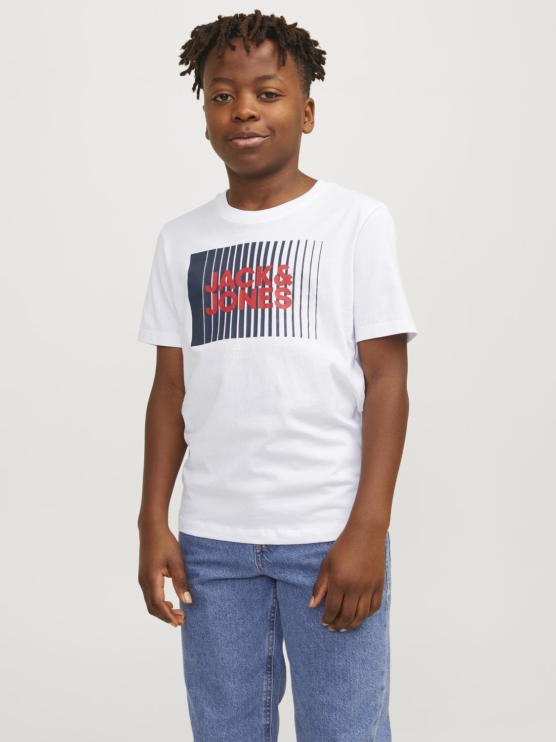 Jack & Jones Junior T-Shirt, (Packung, 2 tlg.)