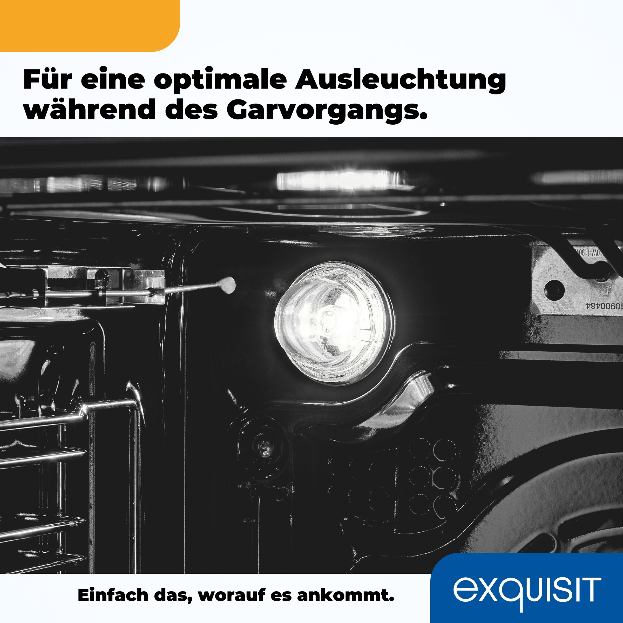 exquisit Elektro-Herd-Set »EHE285-HBZ-020«, mit Teleskopauszug nachrüstbar