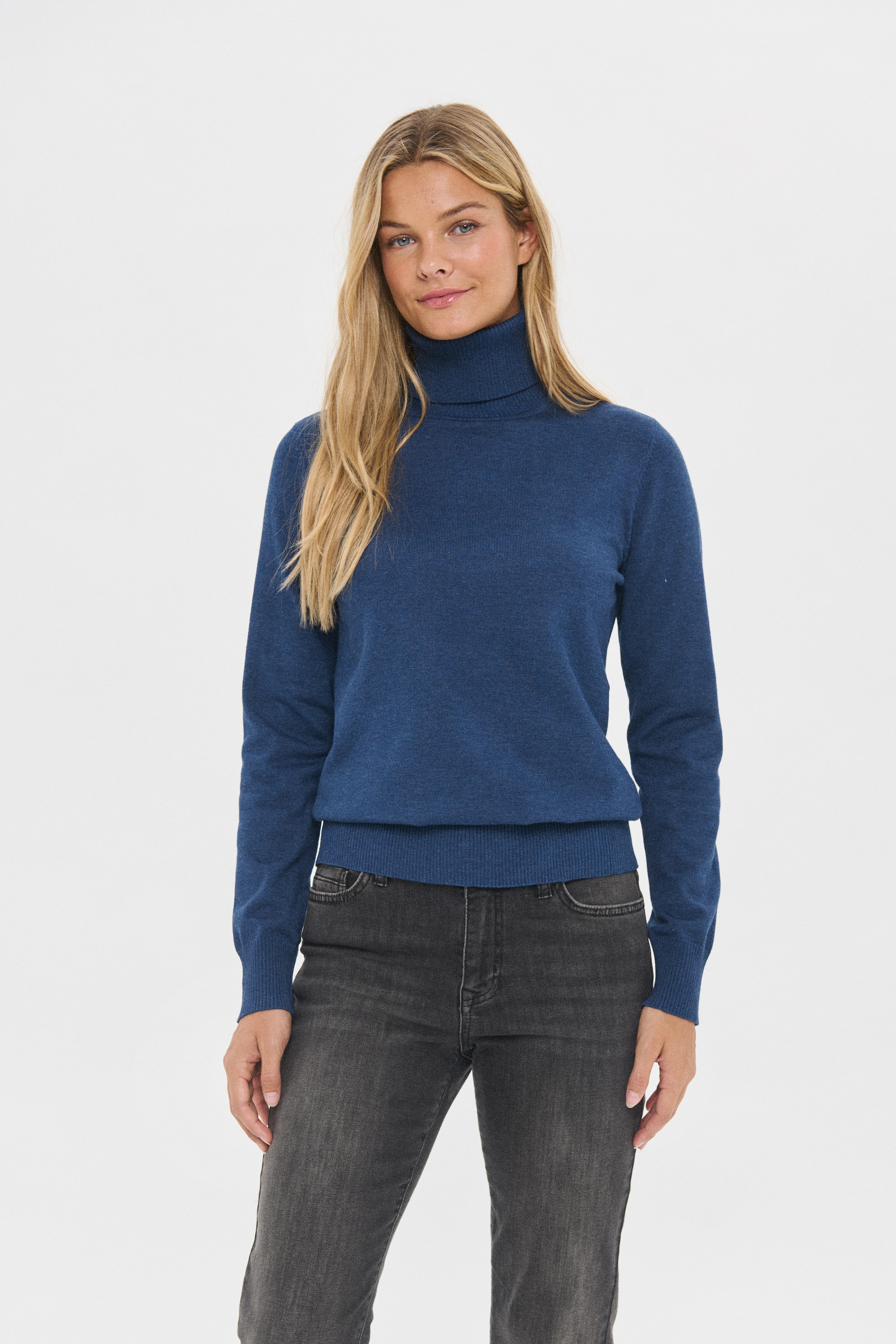 Saint Tropez »J2046, MilaSZ Rollneck« Viskosemischung, Classic fit