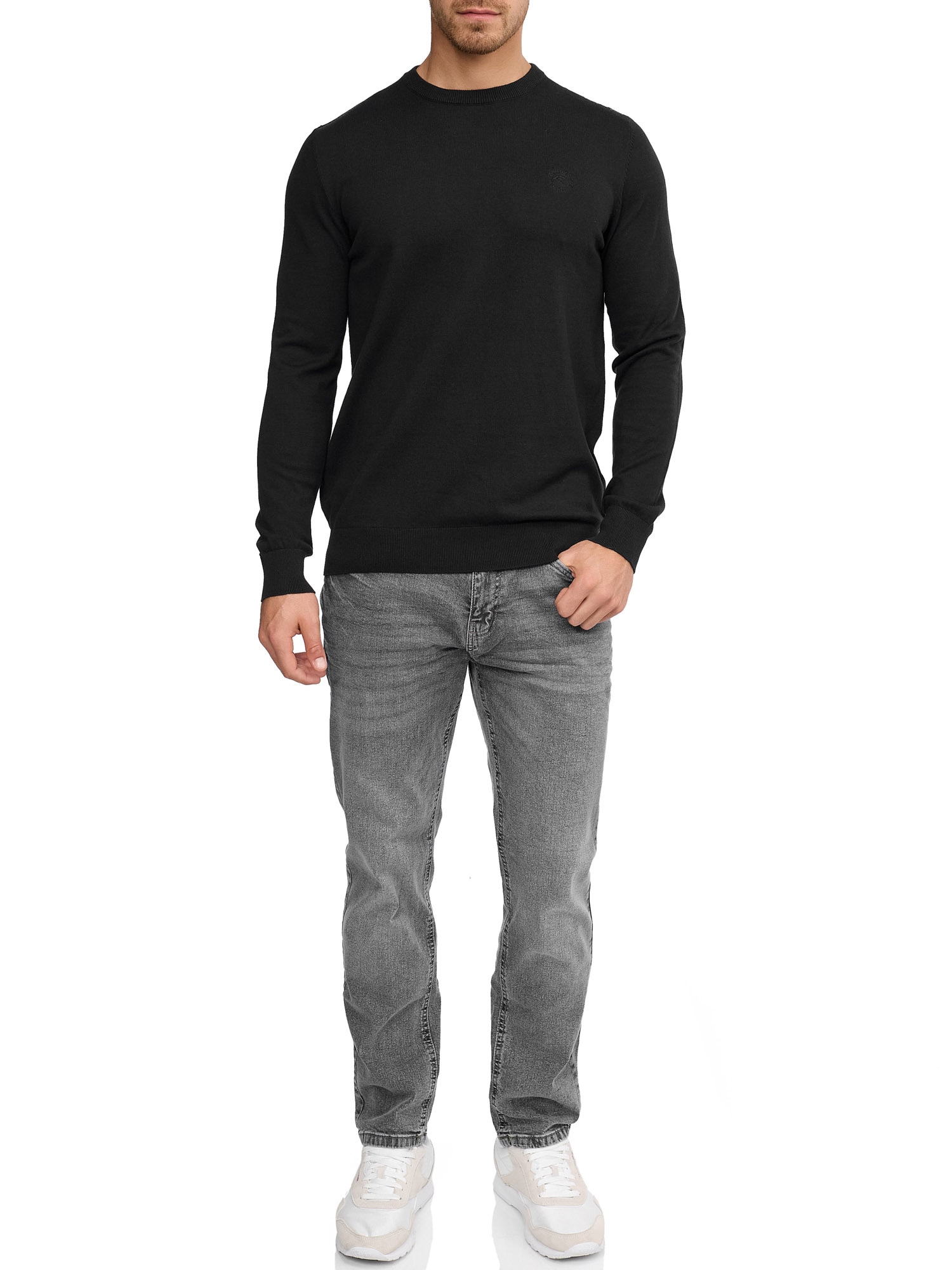 Indicode Rundhalspullover »Wildman«