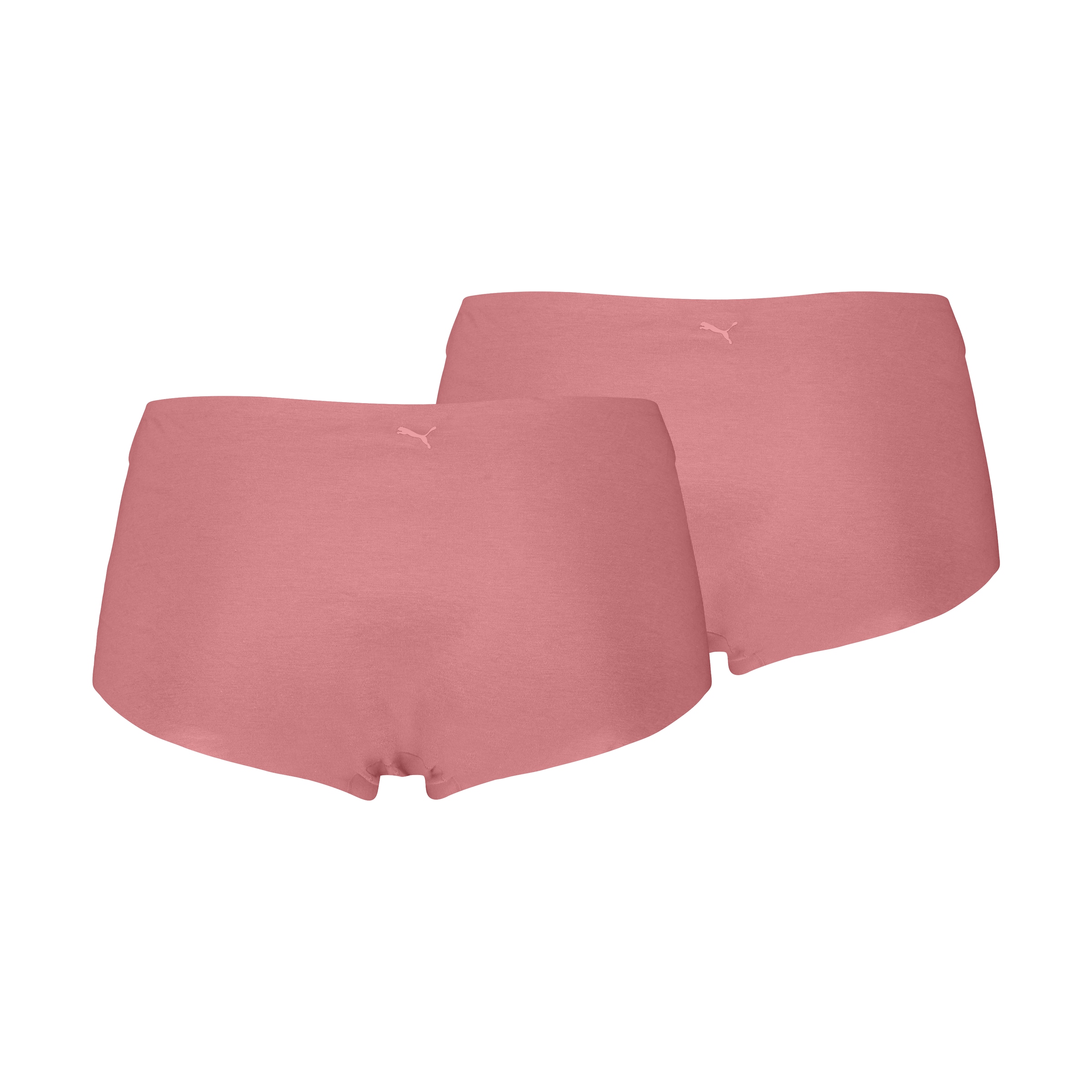 PUMA Panty »PUMA WOMEN INVISIBLE COTTON MINI SHORTS 2P« nahtlose Ränder für eine unsichtbare Passform