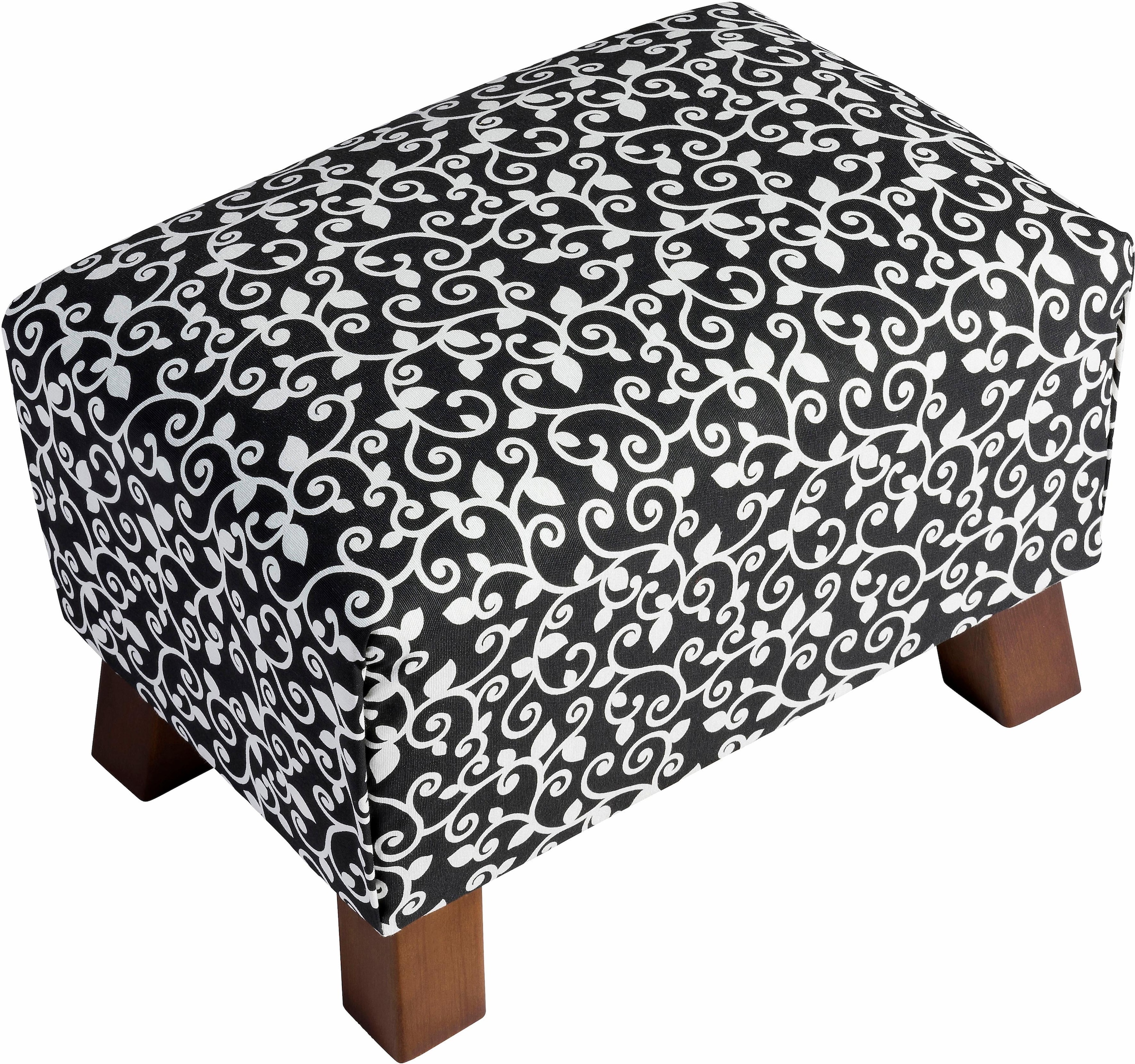 Fußhocker »Footstool«, Minihocker Breite 40 cm, mit Ornamenten