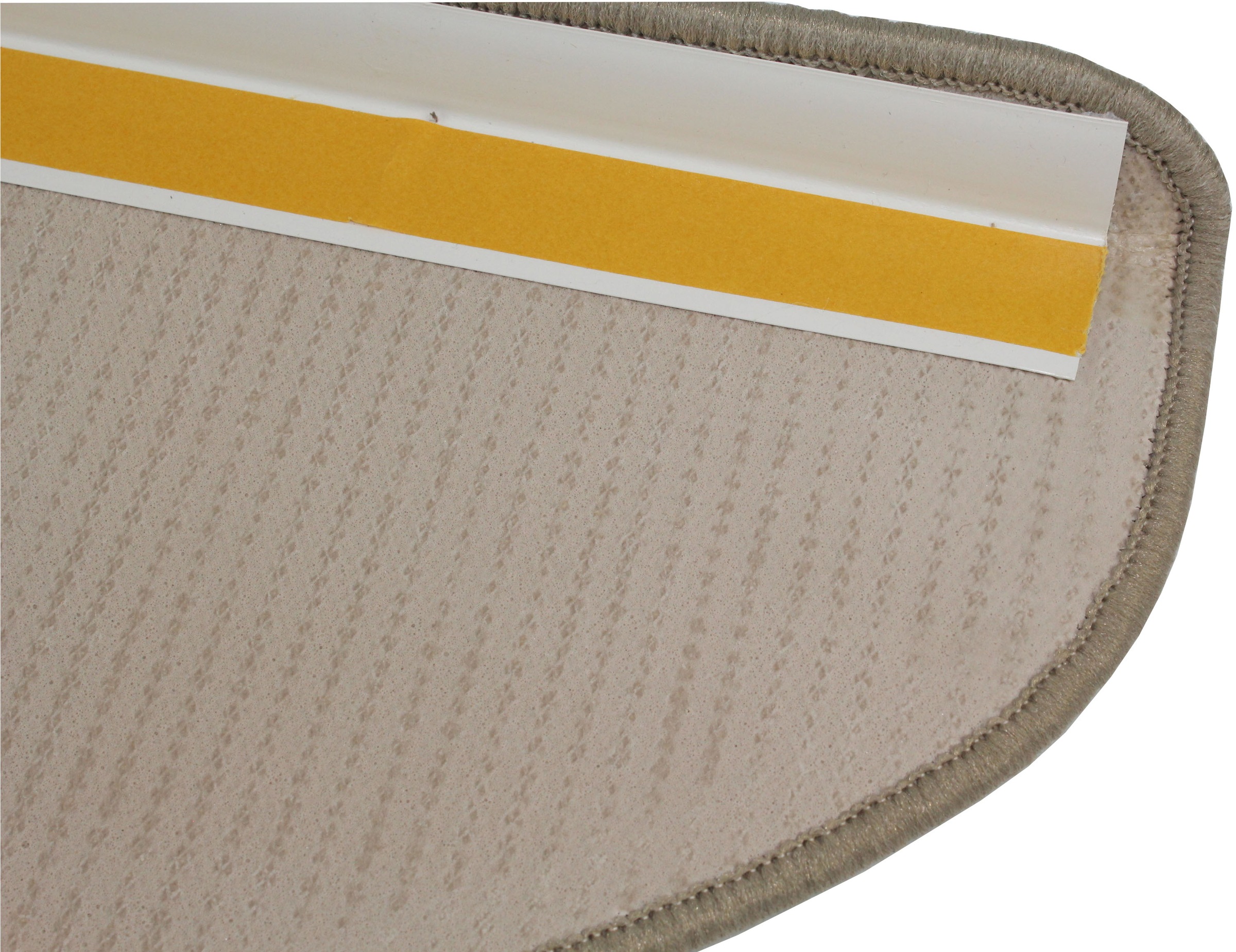 Dekowe Stufenmatte »Mara S2«, halbrund, 5 mm Höhe, 100% Sisal, große Farbauswahl, selbstklebend, auch als Set 15 Stück