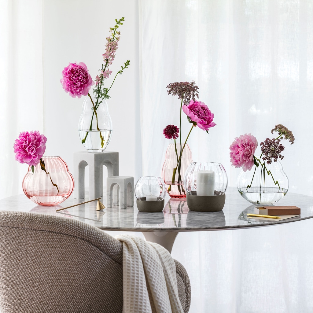 Villeroy & Boch Dekovase »Vase Rose Garden Home 13 cm rosé«