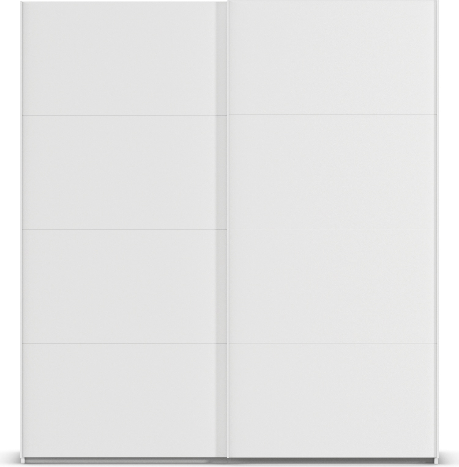 rauch Schwebetürenschrank »Kleiderschrank Schrank Garderobe Schlafzimmerschrank EVELYN«, in elegantem Stil, in 5 Breiten, Griffe in Korpusfarbe MADE IN GERMANY
