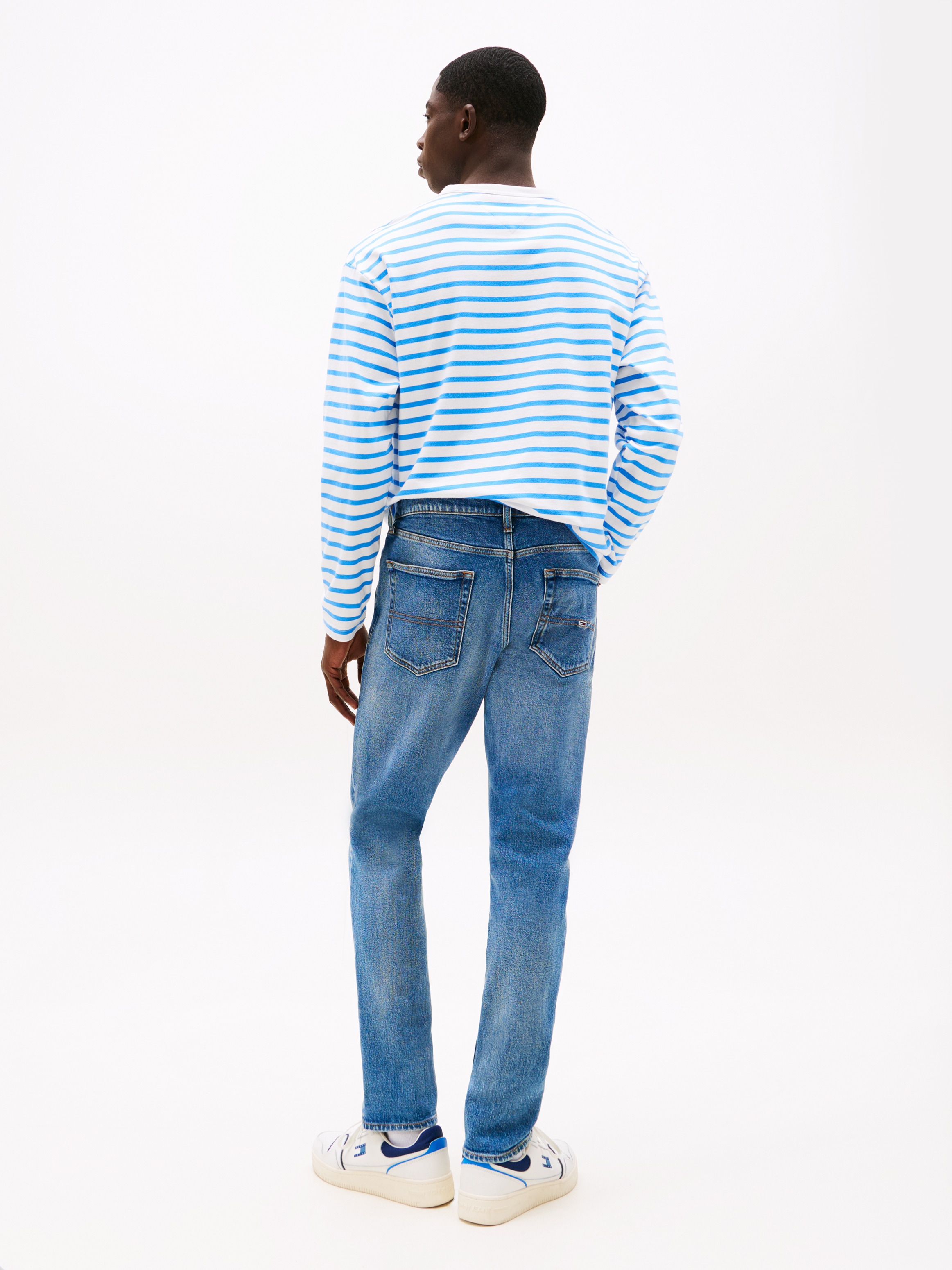Tommy Jeans Slim-fit-Jeans »Austin Slim Tapered«, Mit Gürtelschlaufen