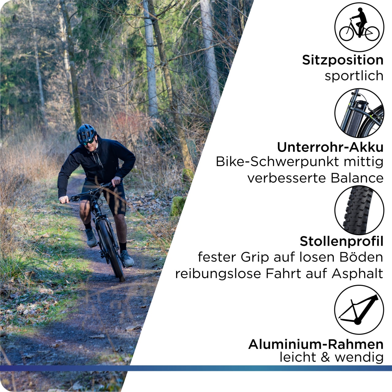 Zündapp E-Bike »Z801«, 21 Gang, Shimano, Tourney RD-TY300, Heckmotor 250 W, Pedelec, Elektrofahrrad für Damen u. Herren, MTB