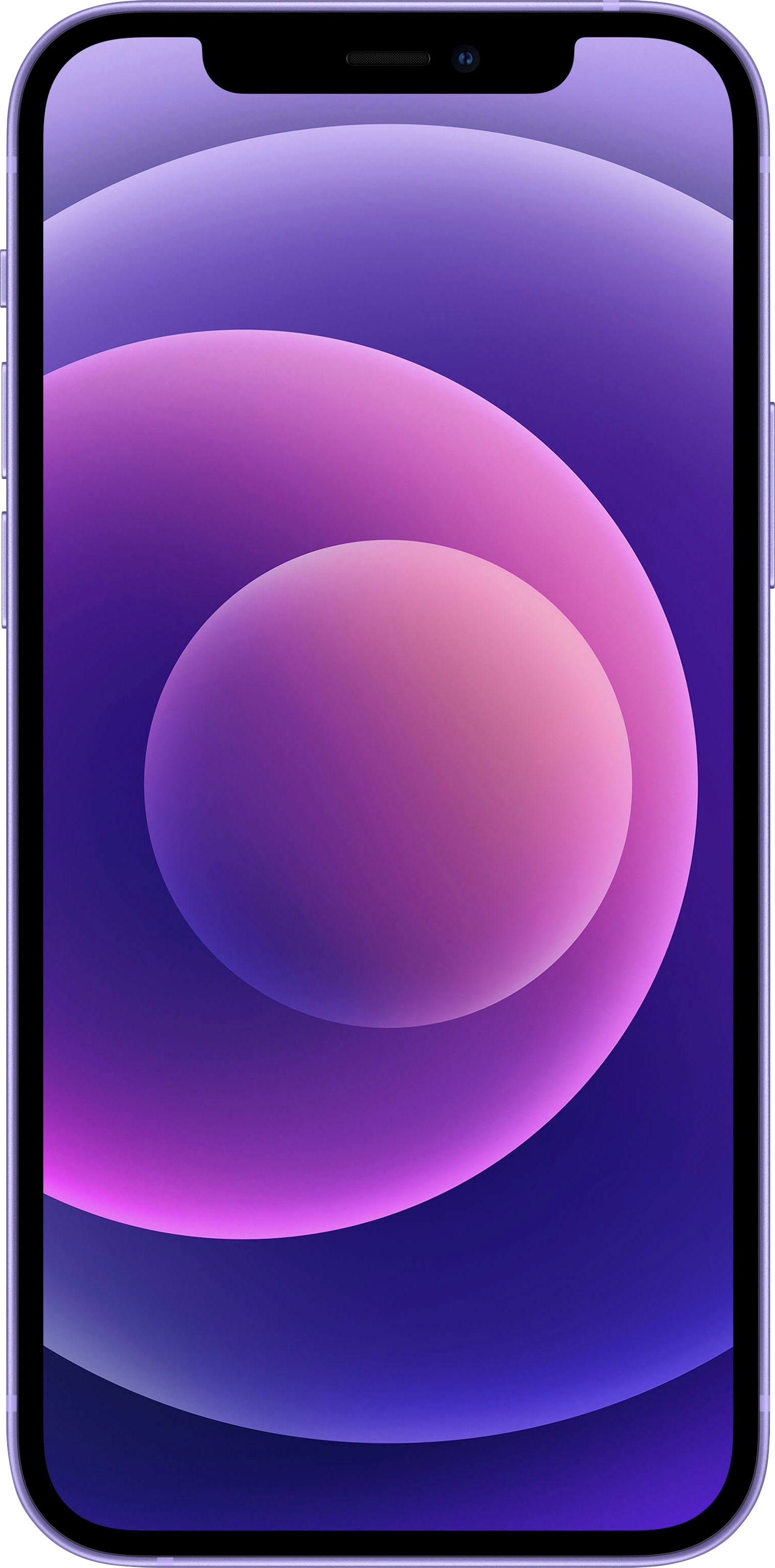 Apple Smartphone »iPhone 12 64GB«, purple, 15,5 cm/6,1 Zoll, 64 GB Speicherplatz, 12 MP Kamera, ohne Strom Adapter und Kopfhörer, kompatibel mit AirPods, Earpods