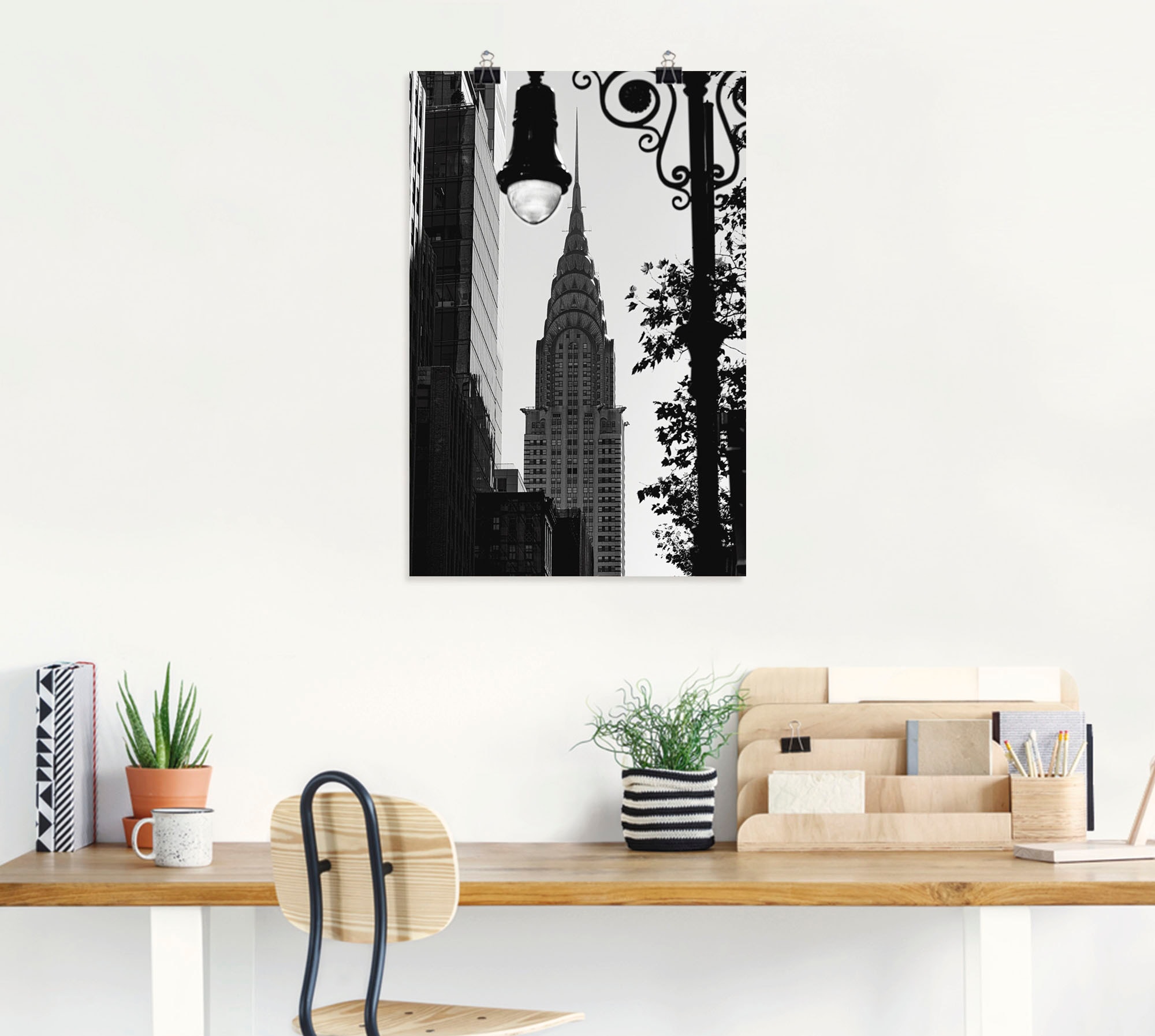 Artland Wandbild »New York Chrysler Building«, New York, (1 St.), als Alubild, Outdoorbild, Poster in verschied. Größen