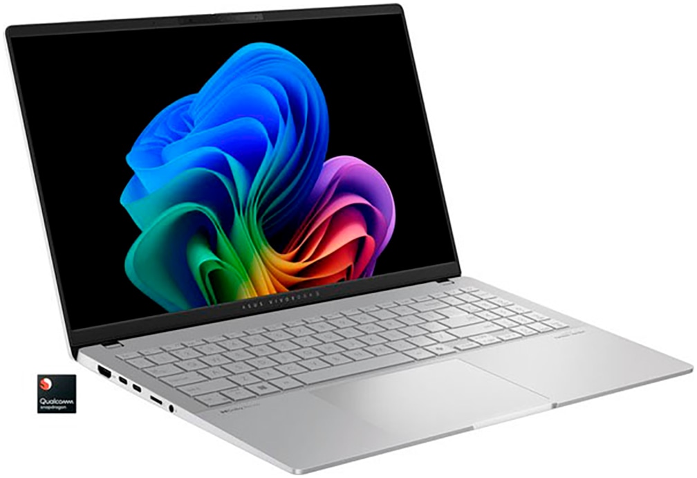 Asus Notebook »Vivobook S 15 (S5507QA-MA051W)«, 39,6 cm, / 15,6 Zoll, Qualcomm, Snapdragon X Plus, Adreno, 1000 GB SSD