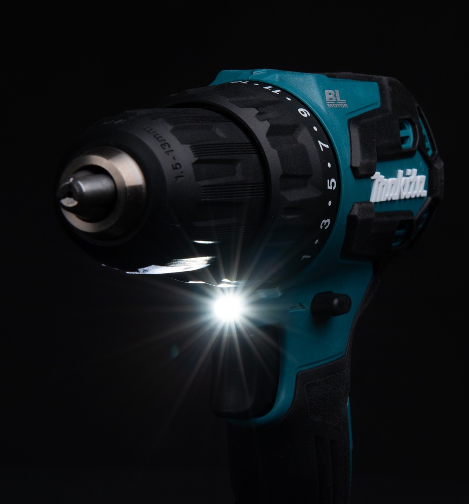 Makita Akku-Schlagbohrschrauber »»DHP490Z« 18V, ohne Akku und Ladegerät« max. 65 Nm, 0-1.900 min⁻¹,  kraftvoller, bürstenlos, allgemein einsetzbar zum Schrauben und Bohren