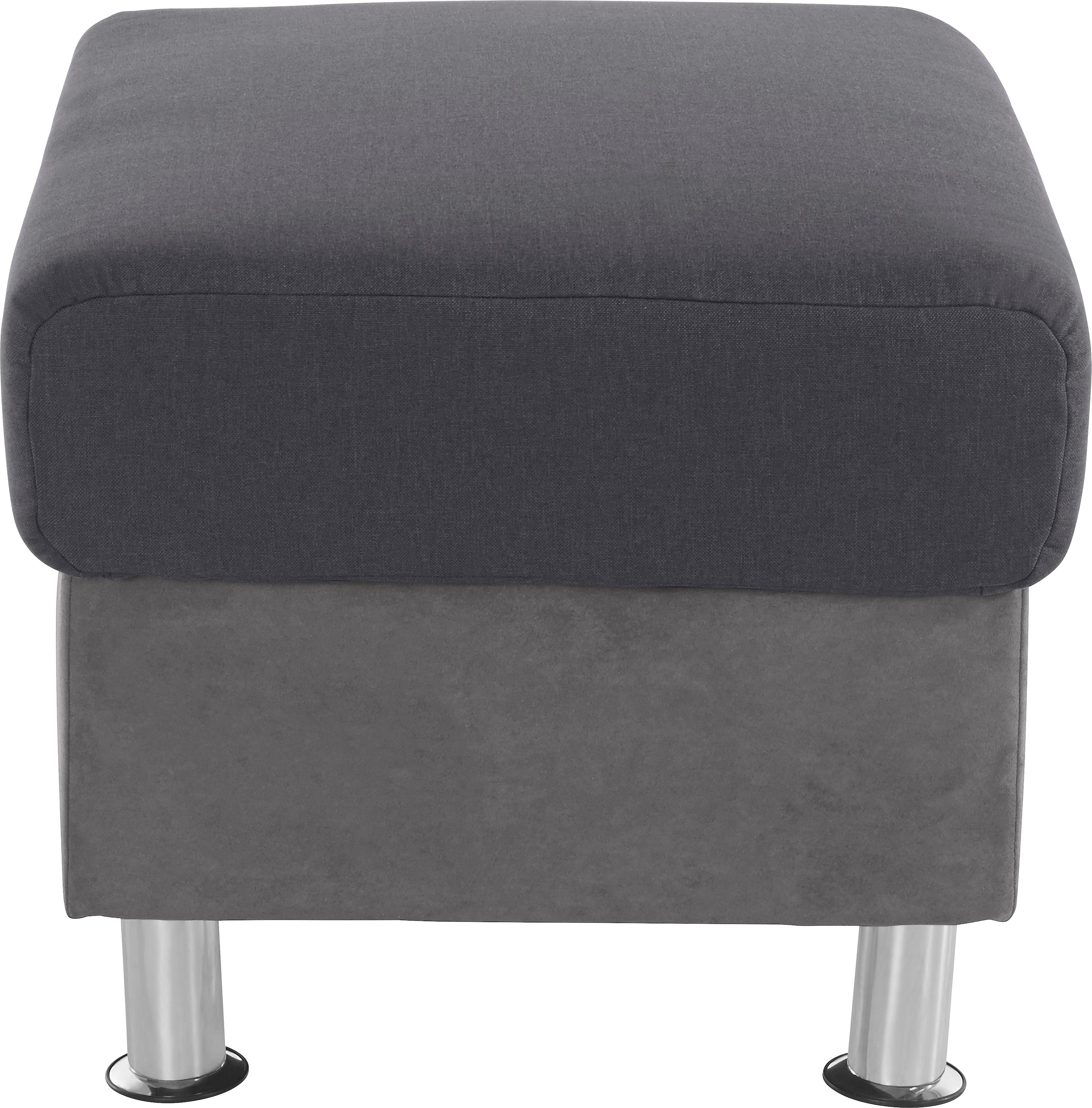 TRENDMANUFAKTUR Hocker wahlweise mit komfortablem Federkern, frei im Raum stellbar