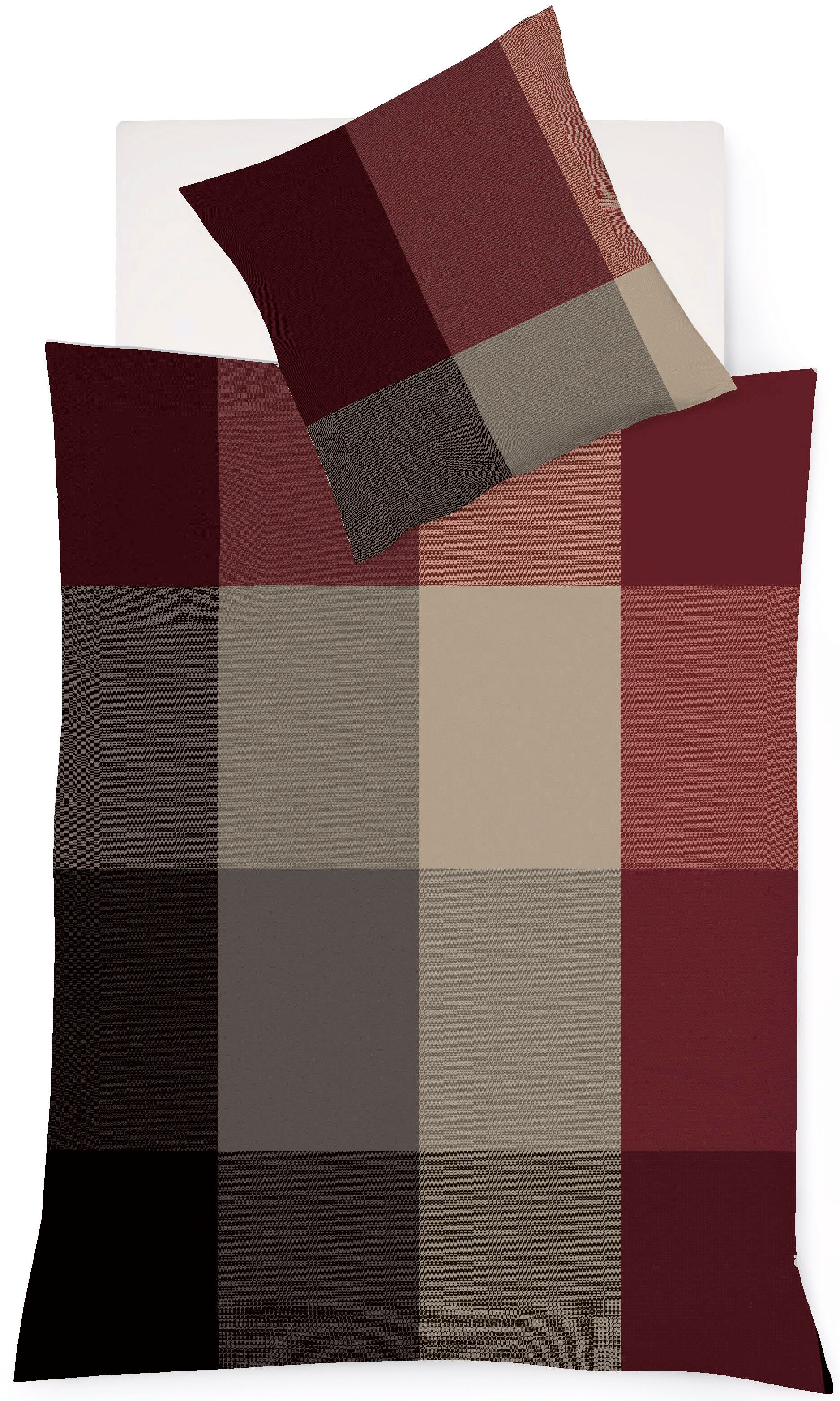 fleuresse Bettwäsche "Lech 4386" 2 Stk. Edelflanell, Baumwolle, in Gr. 135x200, 155x220, 200x200cm