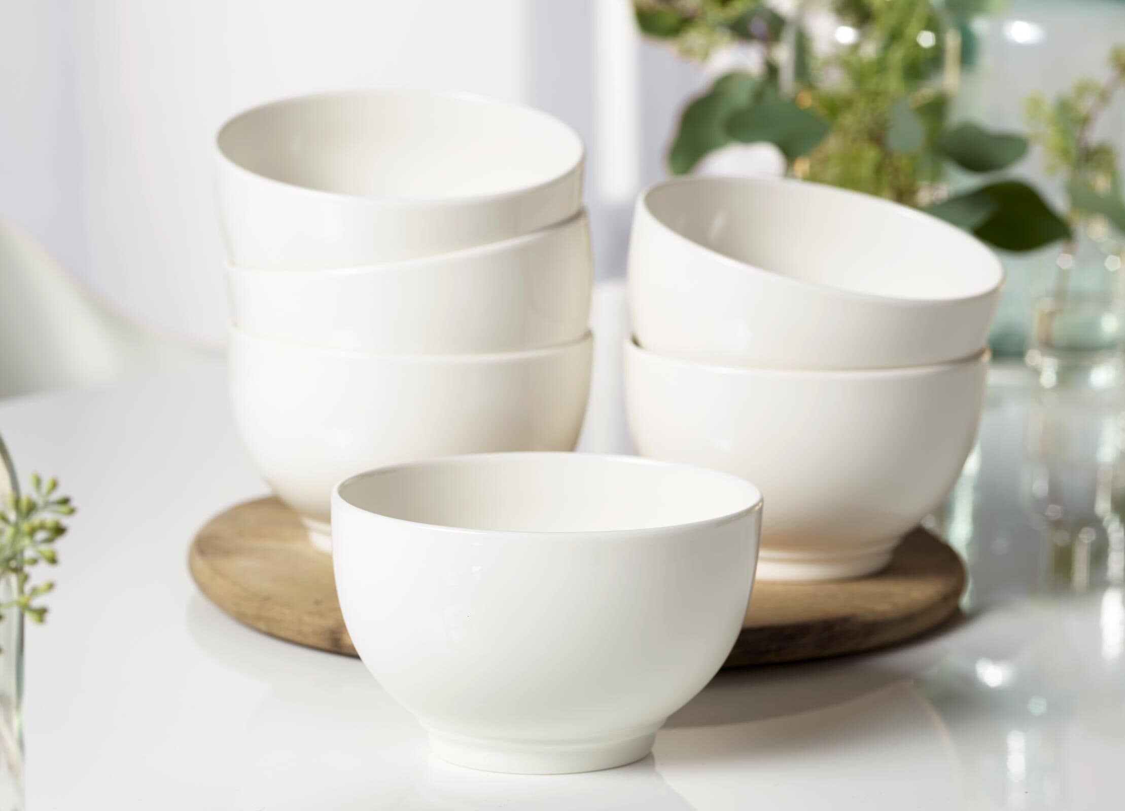 vivo Villeroy & Boch Group Schale »Müslischalen Basic White 750 ml 6er Set weiß«