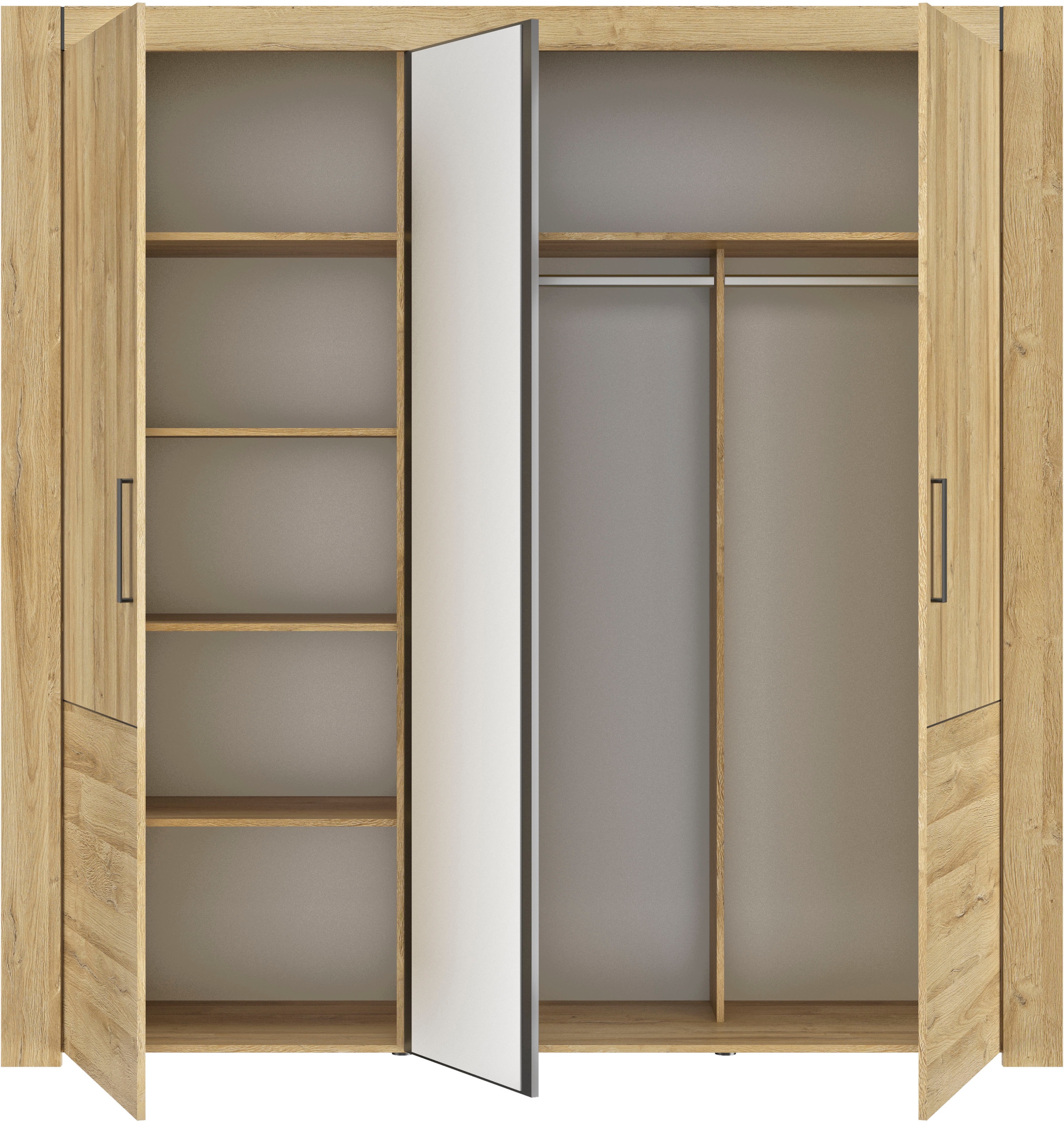 Gami Kleiderschrank »Sofia«, Inneneinteilung : 1/3 Tablare, 2/3 Hänge