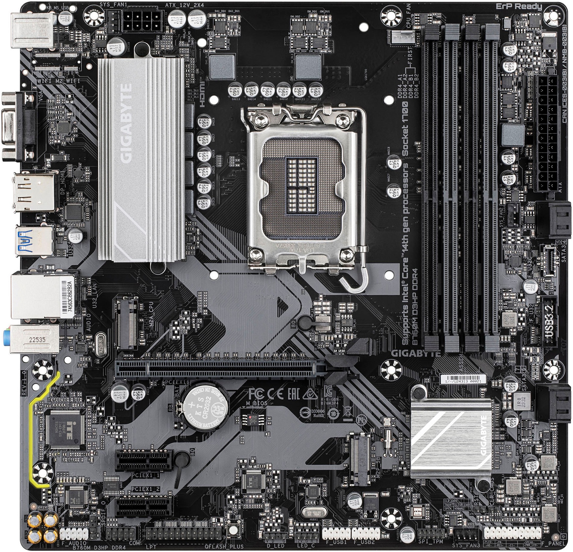Gigabyte Mainboard »B760M D3HP DDR4«