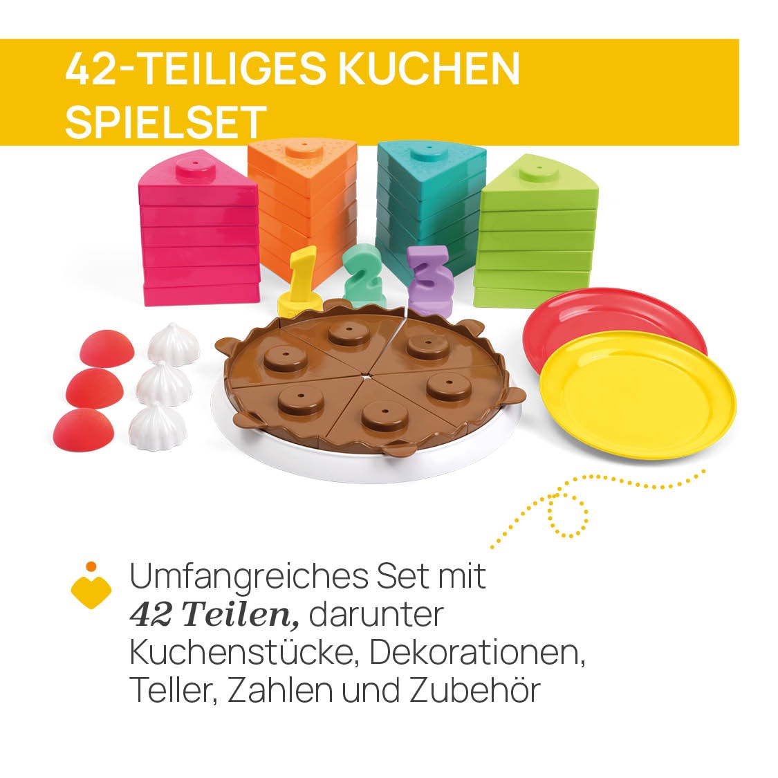 Chicco Spiellebensmittel »2In1 Torten-Kuchen-Spielset«
