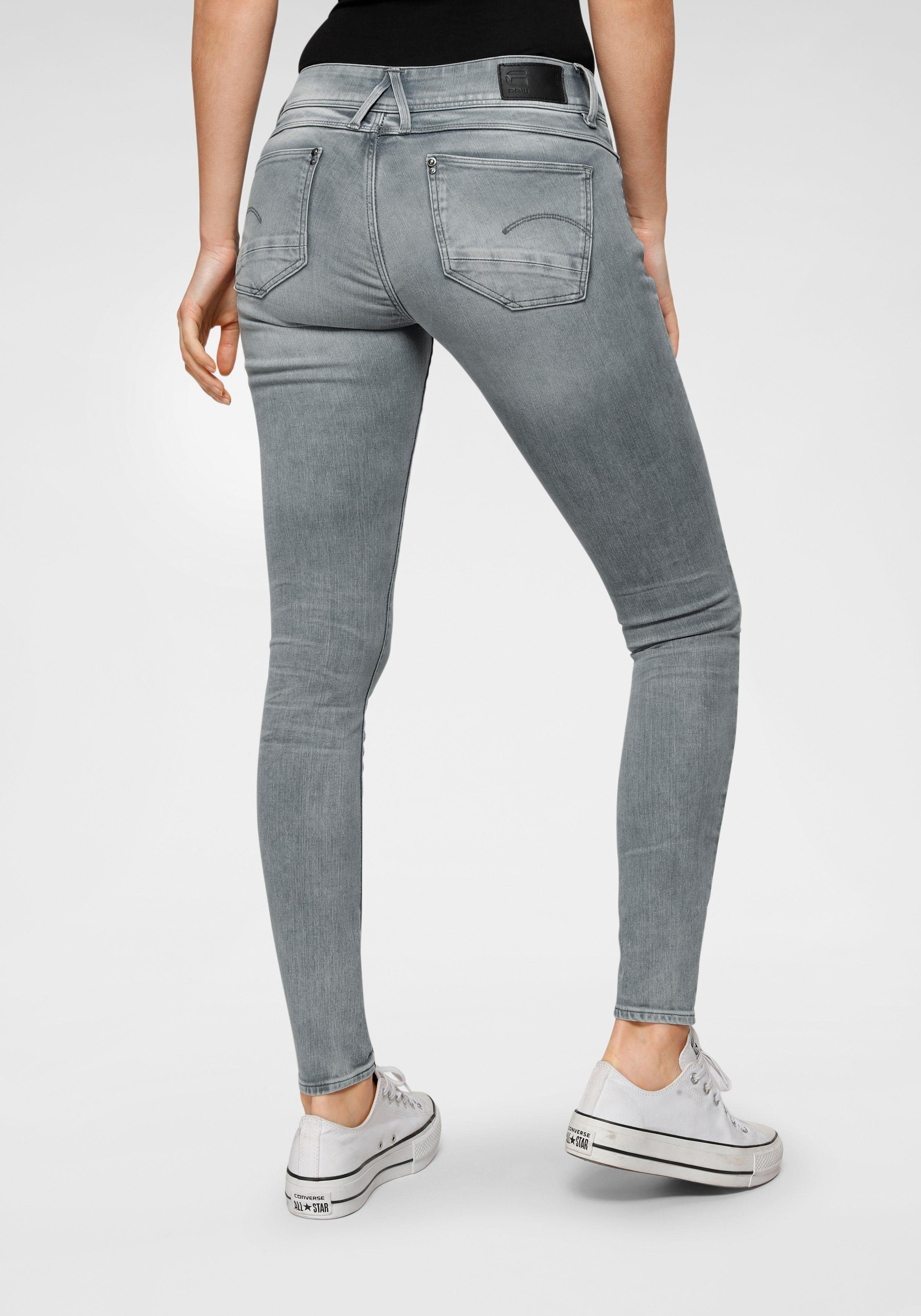 G-Star RAW Skinny-fit-Jeans »Mid Waist Skinny«, mit Elasthan-Anteil