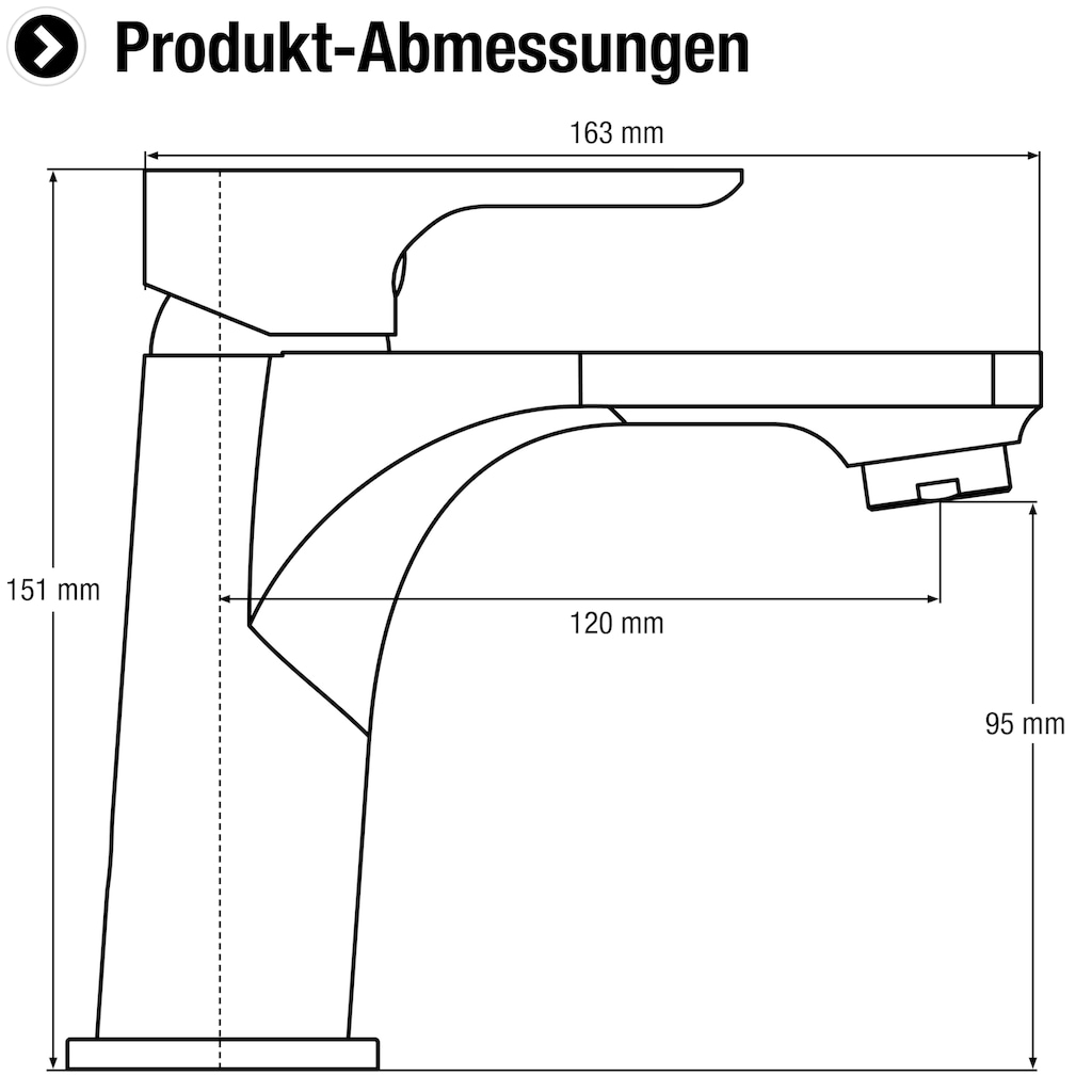 CORNAT Waschtischarmatur