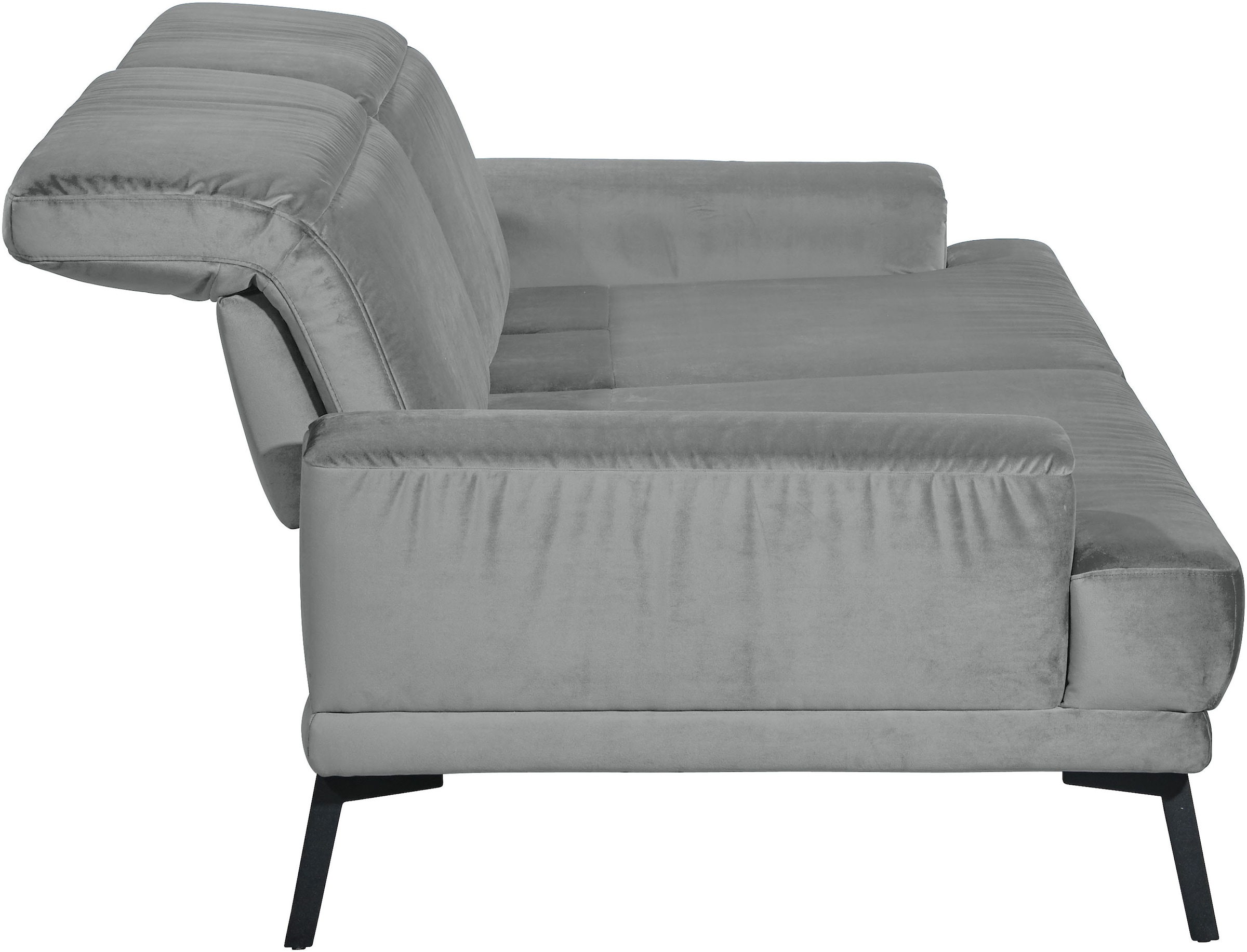 Musterring 2-Sitzer »MR 4580«, inkl. Kopf- und Sitztiefenverstellung, Fuß schwarz, B198 x T103 cm