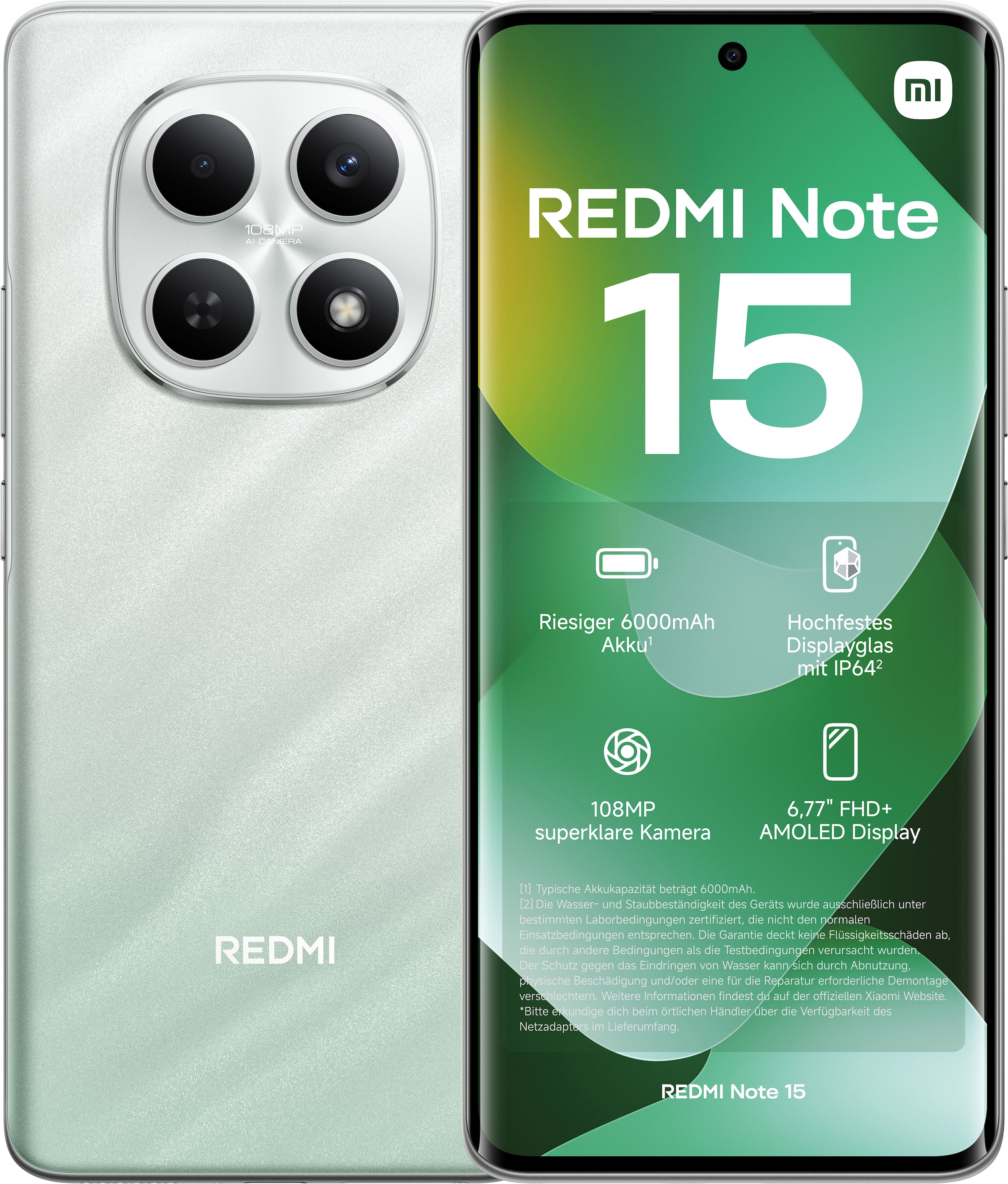 Xiaomi Smartphone »Redmi Note 15 6+128« Forest Green