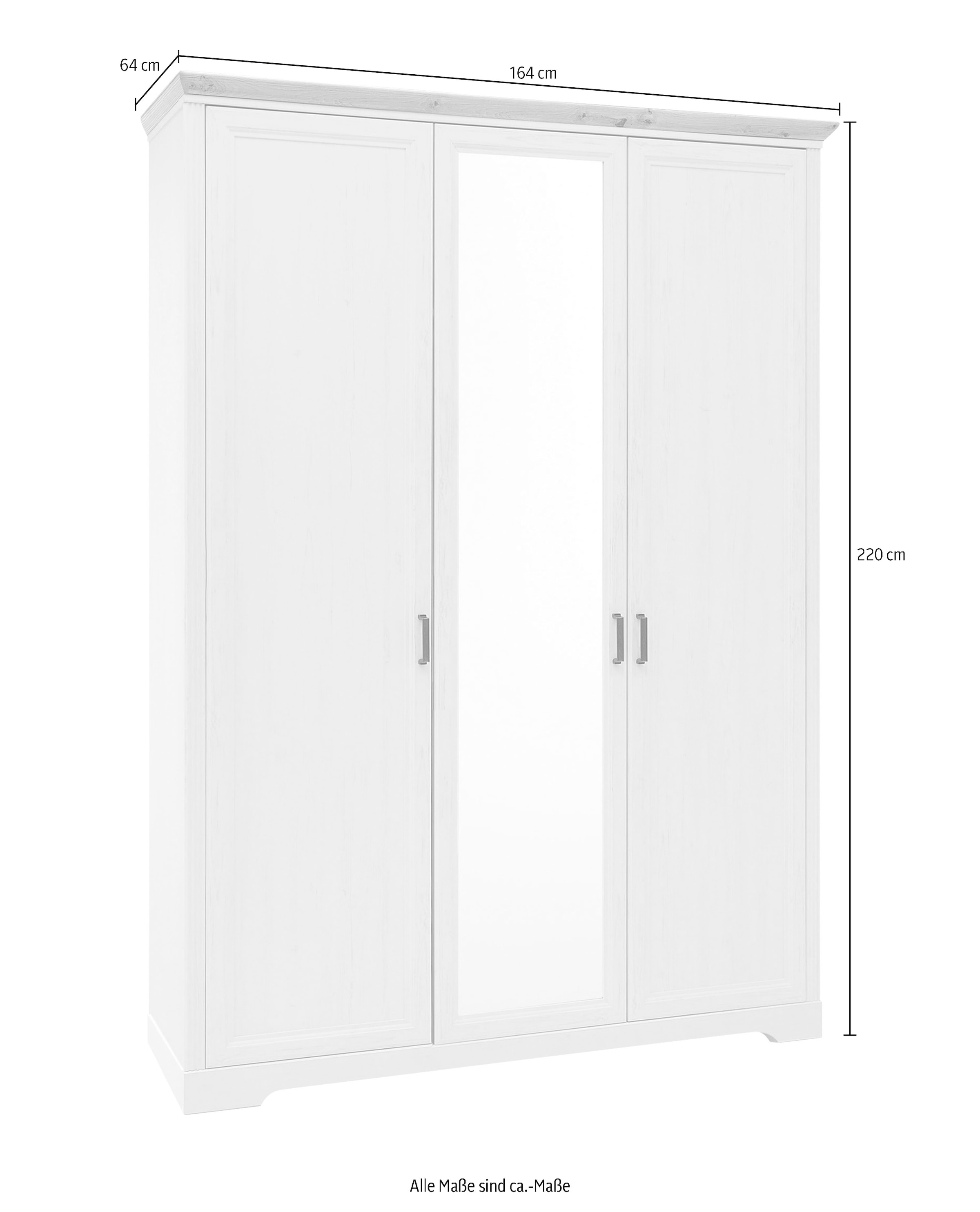 Schlafkontor Kleiderschrank »Jasmin II«, im Landhausstil