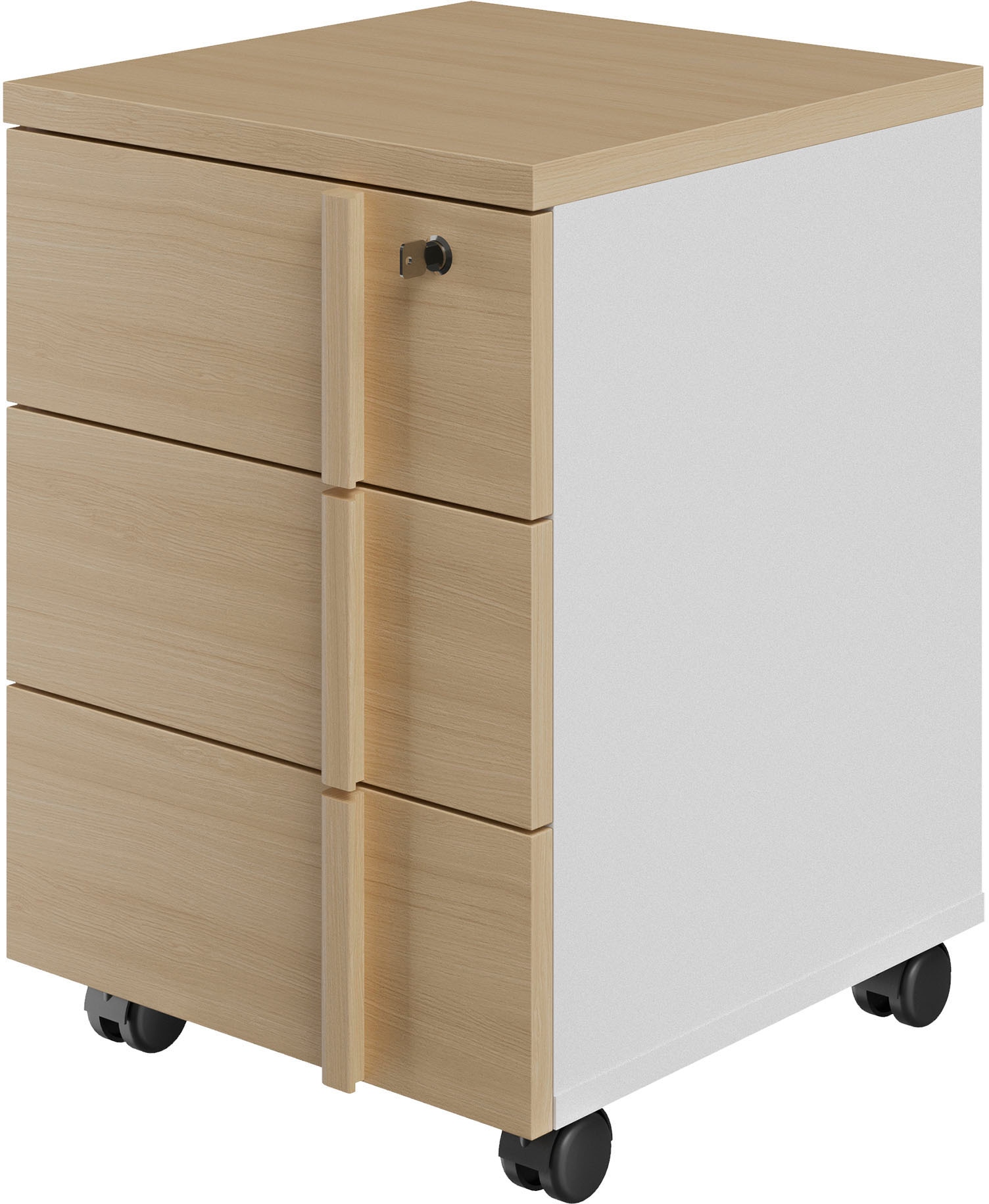 Gami Rollladenschrank »ITALIC« Funktional und mobil – passt perfekt unter Ihren Schreibtisch