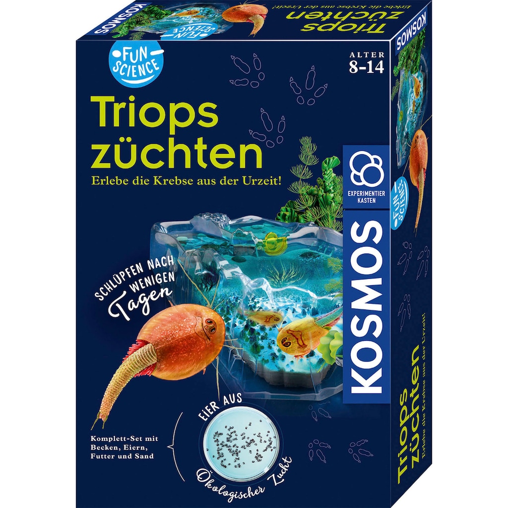 Kosmos Experimentierkasten »Fun Science Triops züchten«, Made in Germany